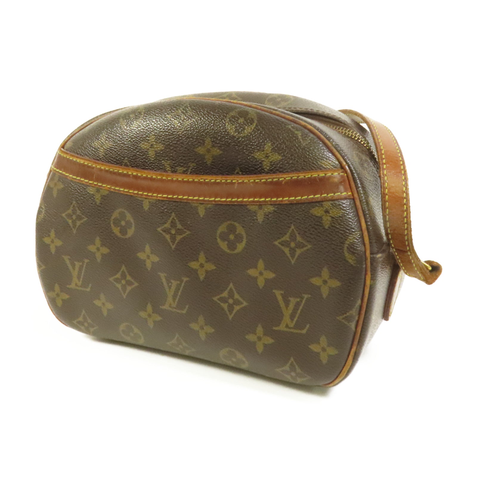 LOUIS VUITTON Monogram Blois金扣肩背袋棕色