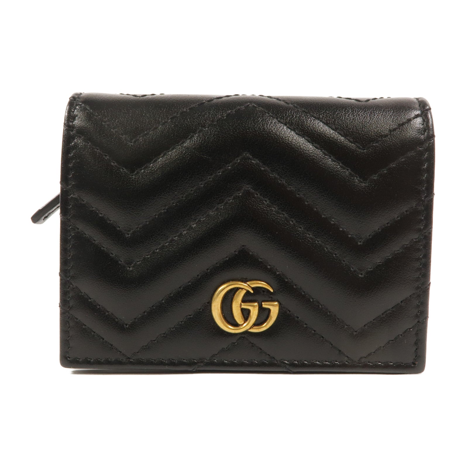 GUCCI 牛皮皮革GG Marmont Wallet錢包