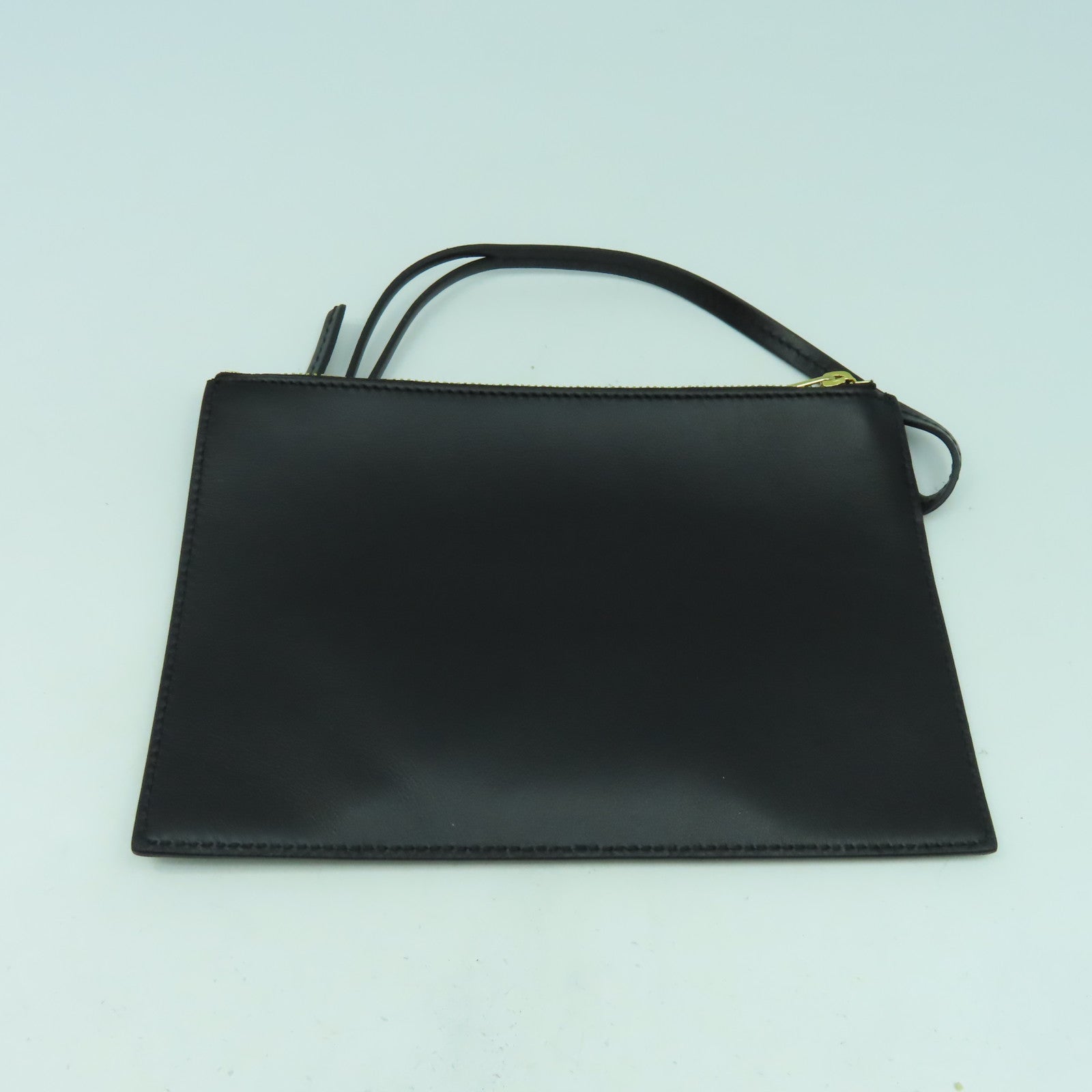 CELINE 【激減優惠】牛皮皮革Bucket 16金扣手挽肩背兩用袋黑色