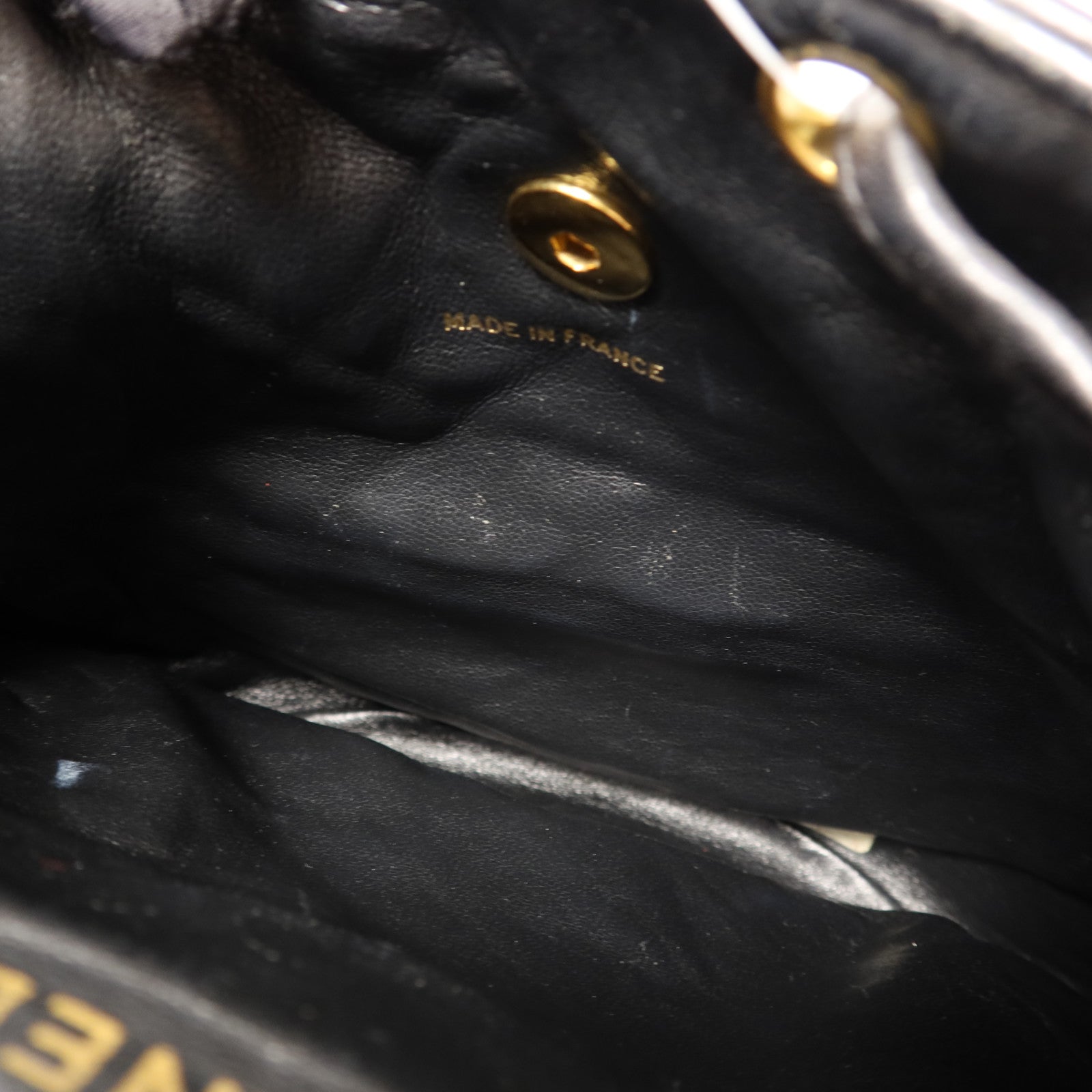 CHANEL 牛皮皮革Vintage Backpack金扣背包