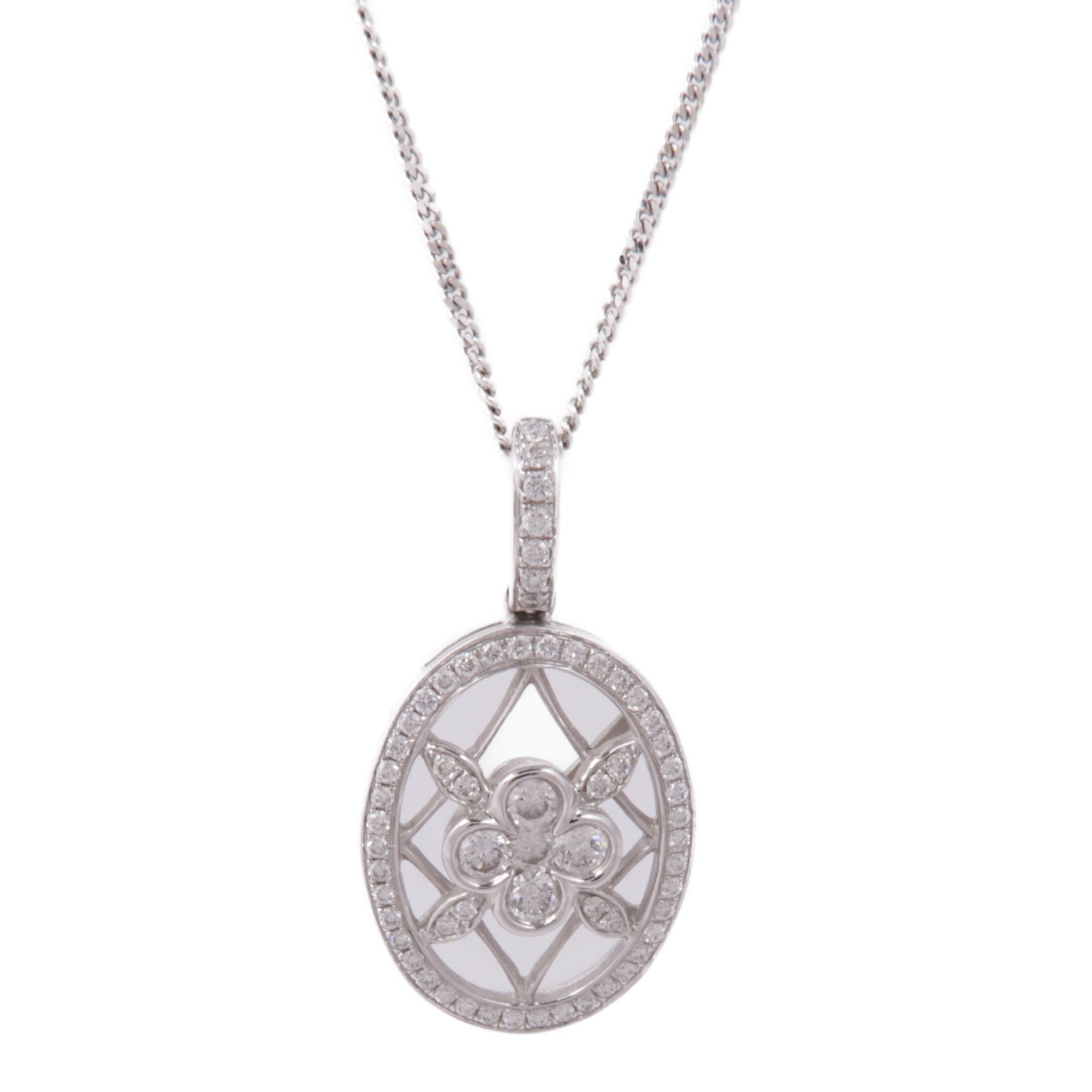 JEWELRY 【激減優惠】18K白金Diamond Necklace鑽石項鍊