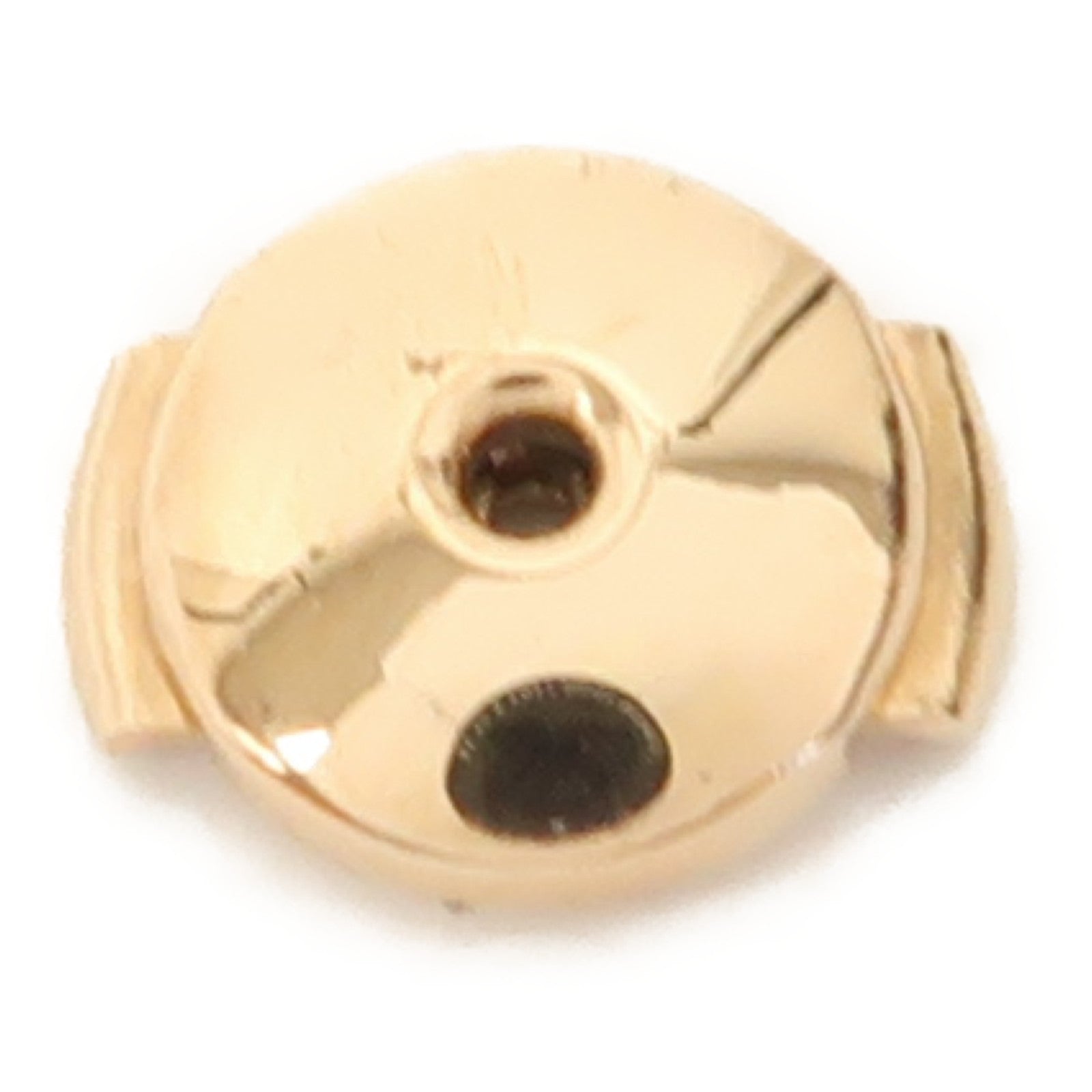 HERMES 18K黃金Chaine D'ancre Earrings耳環黑色/