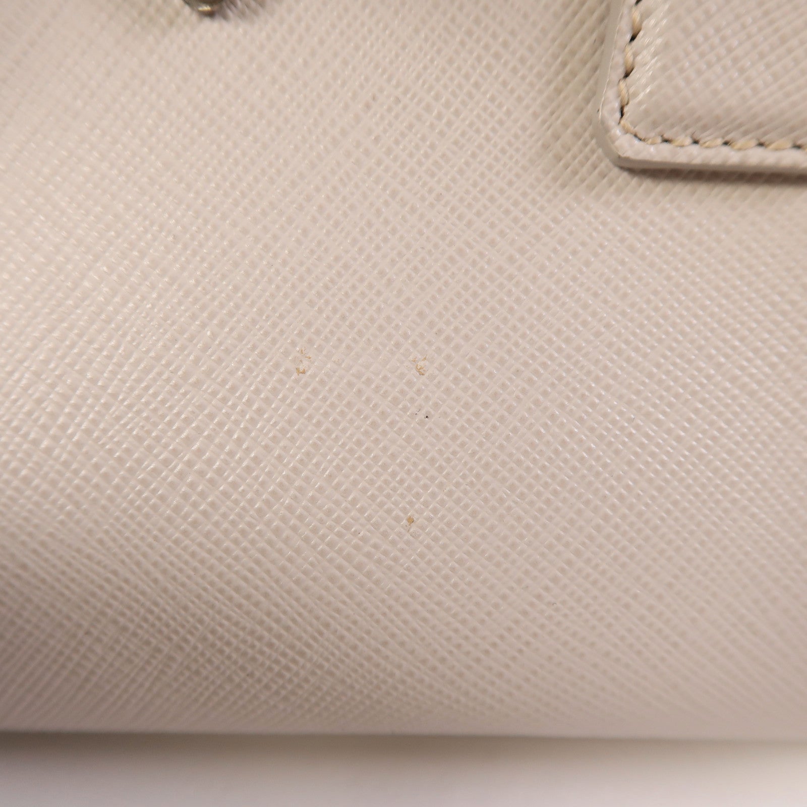 PRADA 牛皮皮革2 Way Shoulder Bag銀扣手挽肩背兩用袋