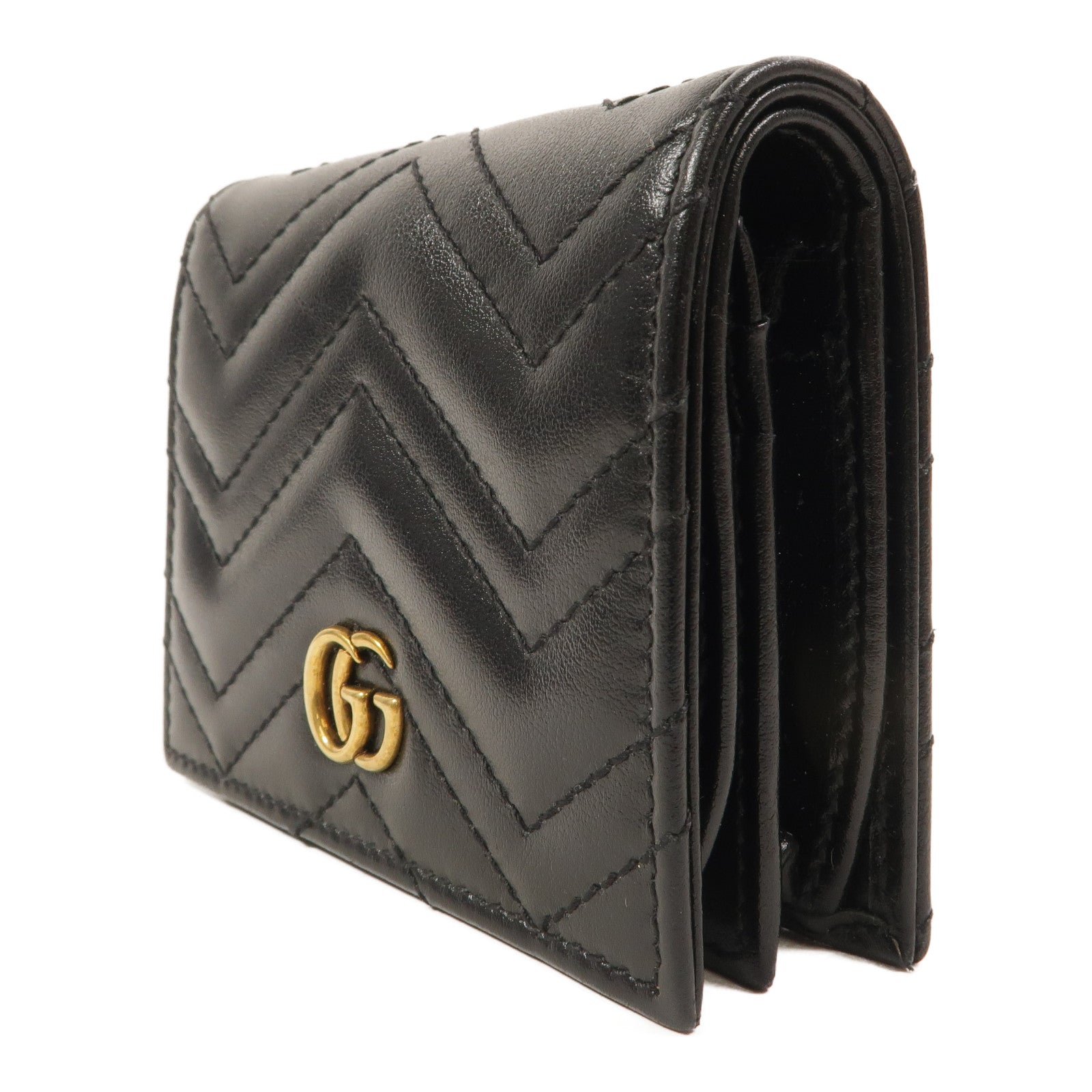 GUCCI 牛皮皮革GG Marmont Wallet錢包