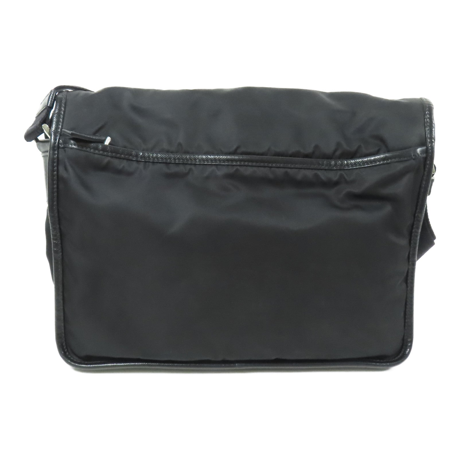 PRADA 尼龍Shoulder Bag銀扣肩背袋