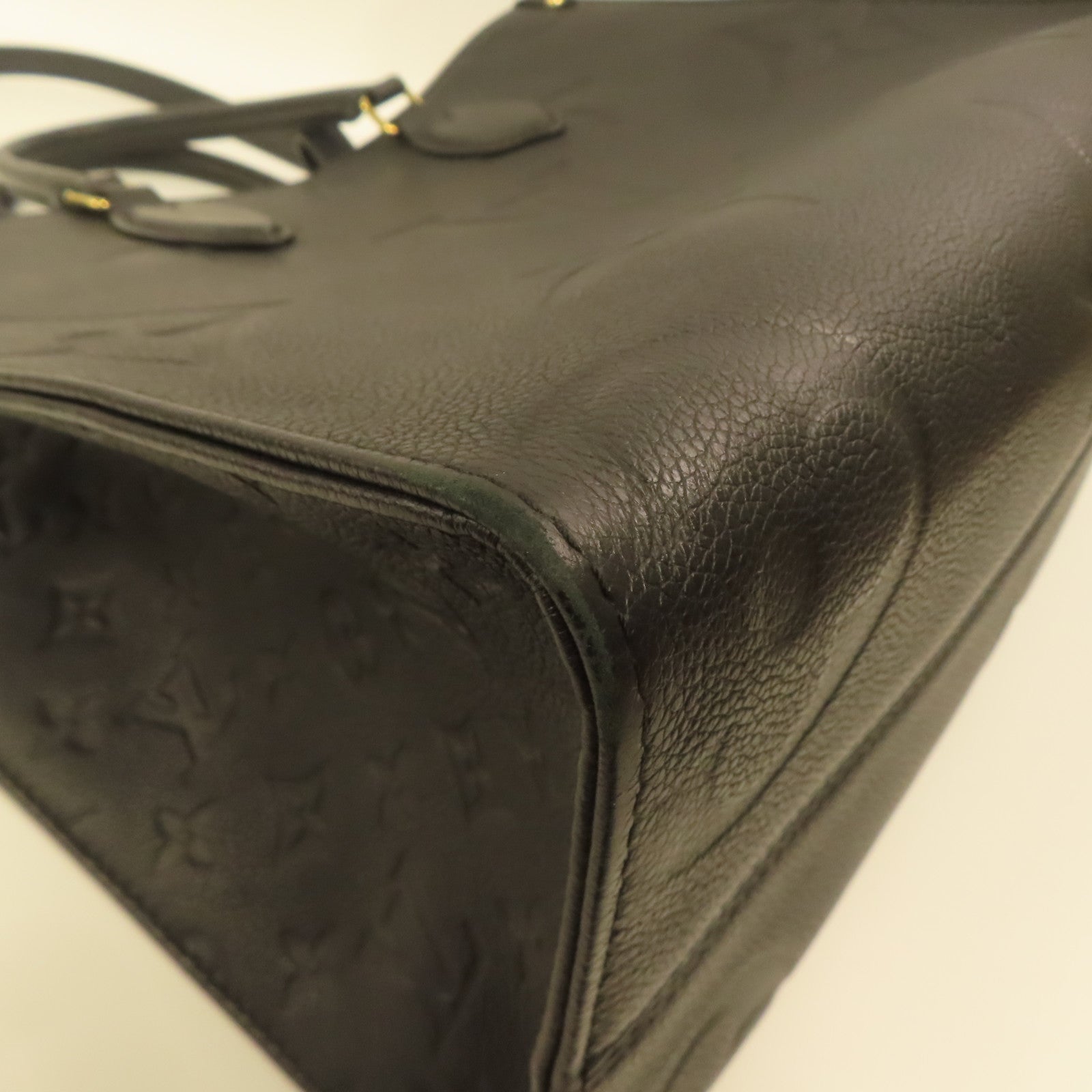 LOUIS VUITTON Monogram Empreinte On The Go金扣手挽肩背兩用袋