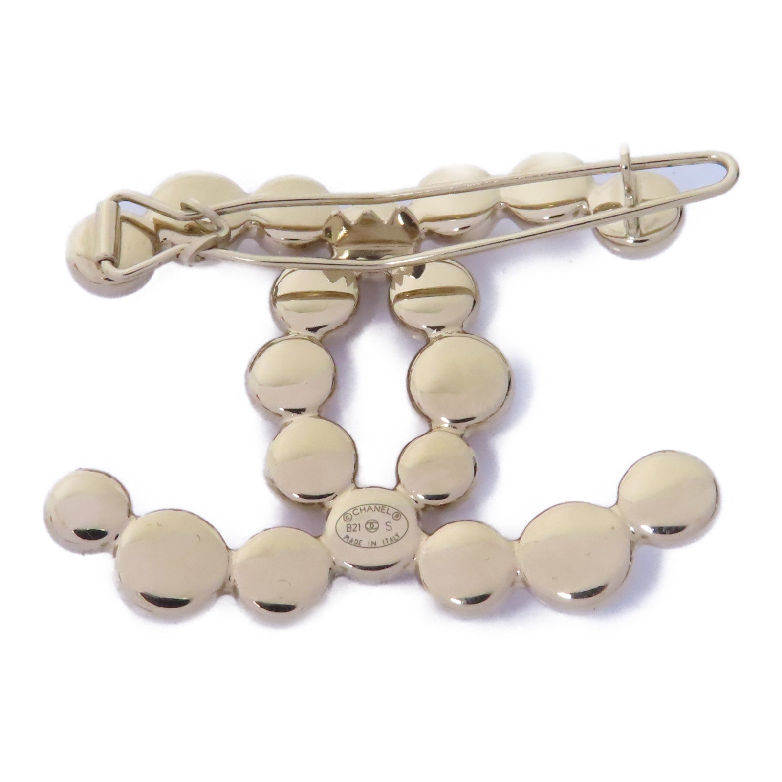 CHANEL 金屬CC Brooch胸針金色