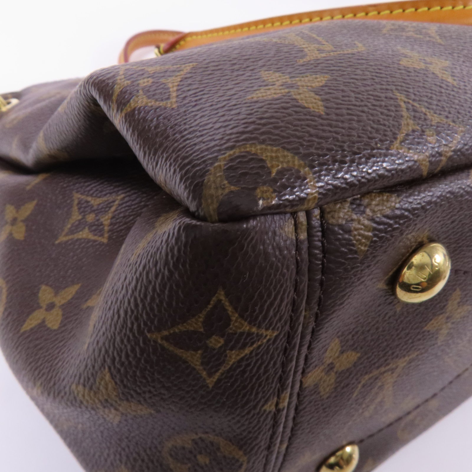 LOUIS VUITTON Monogram Pallas金扣手挽肩背兩用袋