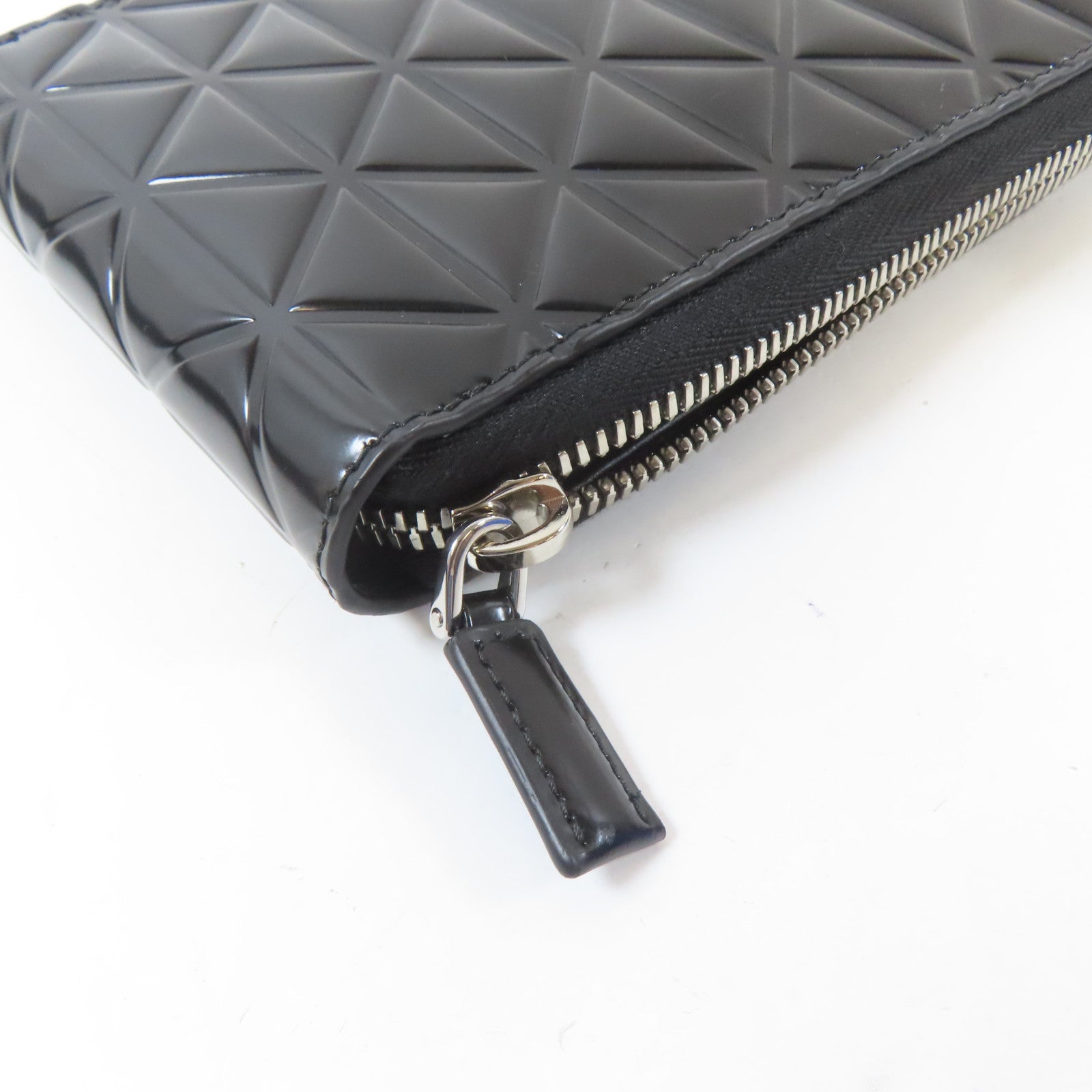 PRADA 【激減優惠】皮革Leather Phone Case Shoulder Bag銀扣肩背袋黑色
