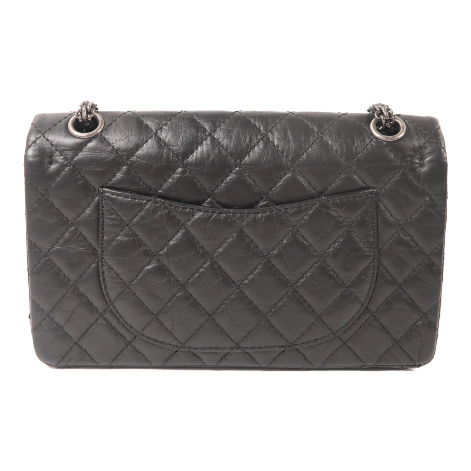 CHANEL 牛皮皮革2.55 Reissue Lucky Charm鏈帶肩背袋