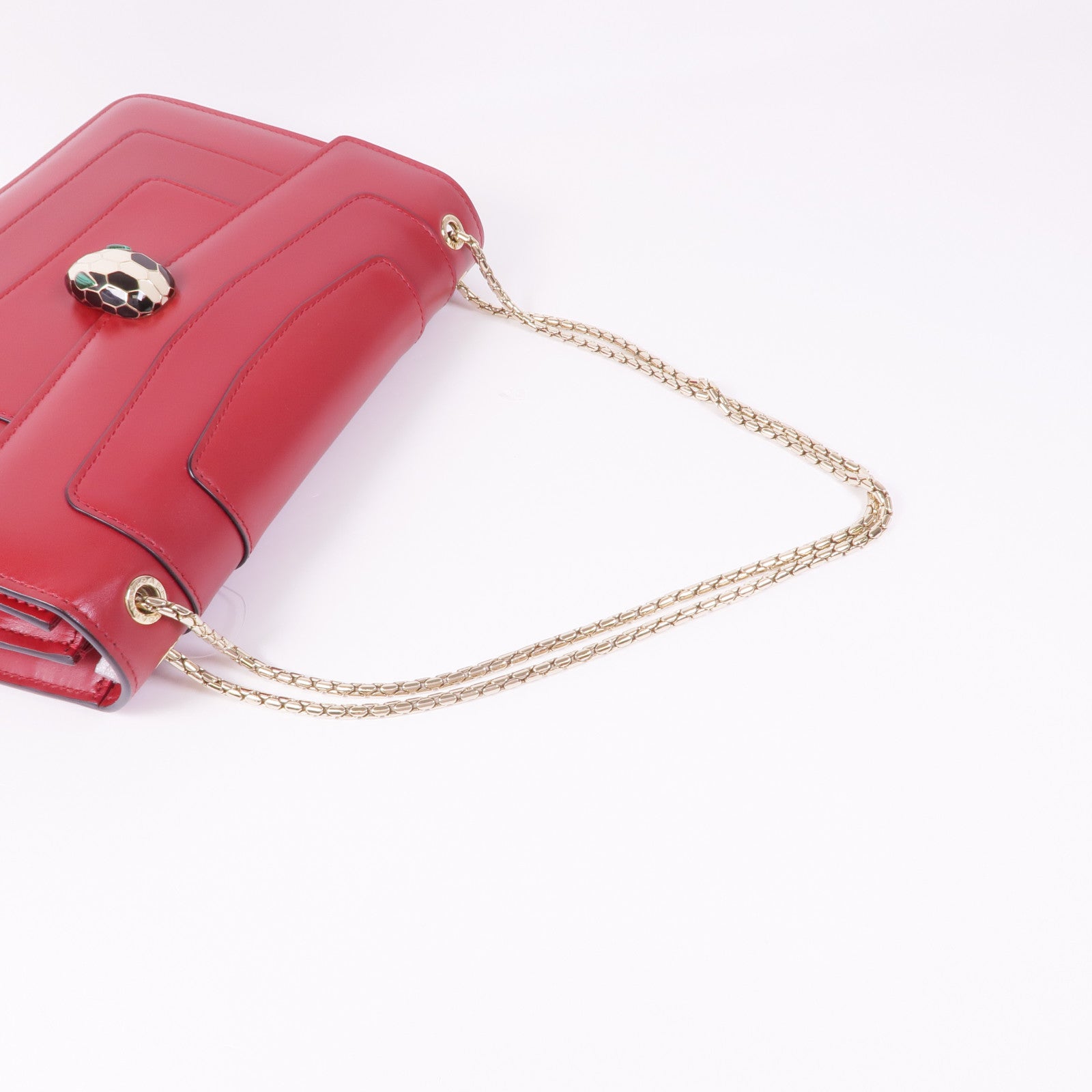 BVLGARI 牛皮皮革Shoulder Bag金扣肩背袋