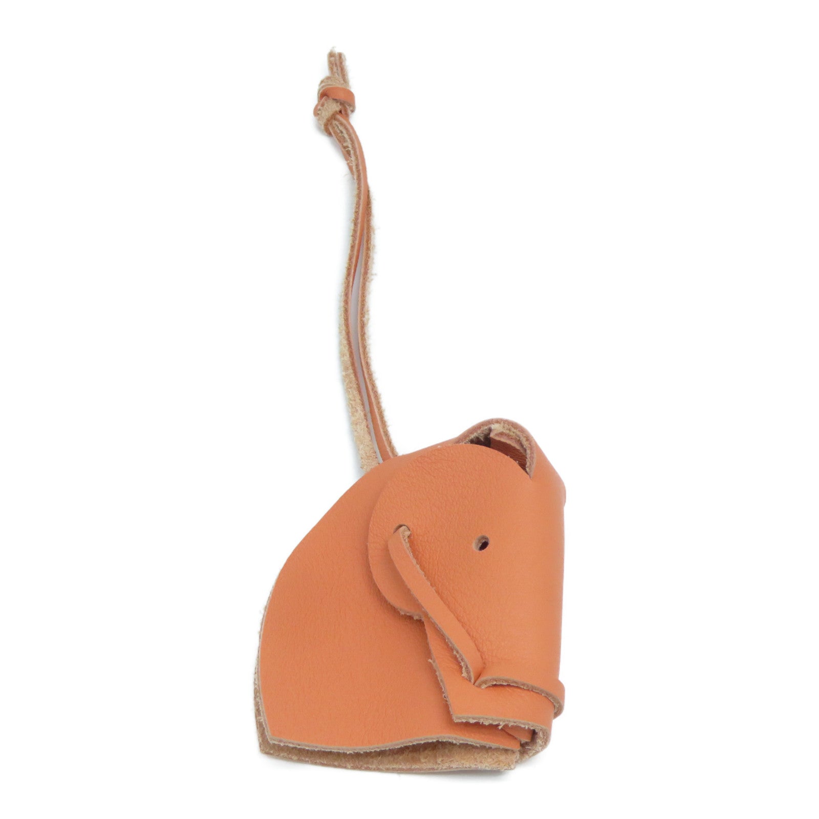 HERMES 【激減優惠】Swift皮革Tete De Cheval Horse Head Charm掛飾啡色