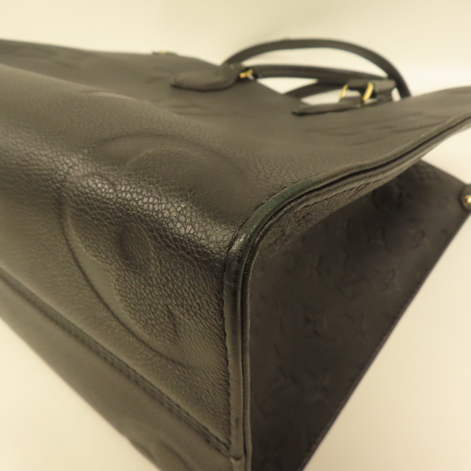 LOUIS VUITTON Monogram Empreinte On The Go金扣手挽肩背兩用袋