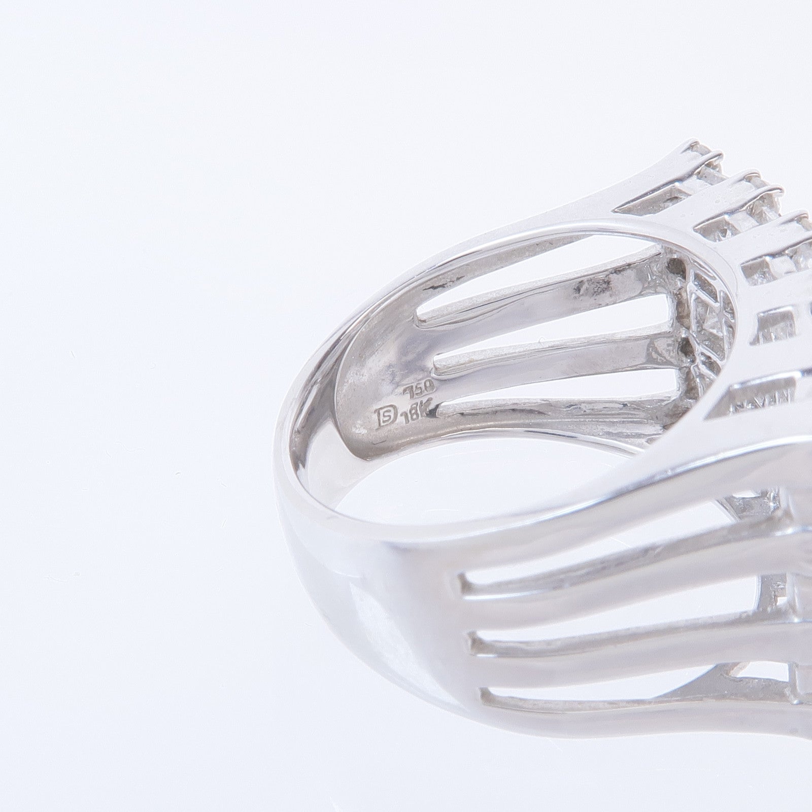 JEWELRY 【激減優惠】18K白金Diamond Ring鑽石戒指US#5.5