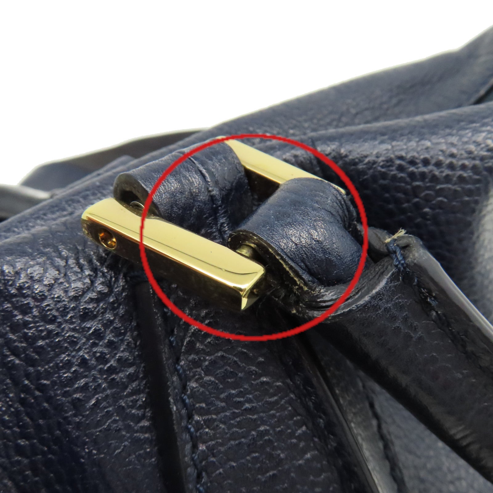 TOD’S 【清倉大減價】牛皮皮革2Way Shoulder Bag手挽肩背兩用袋寶藍色