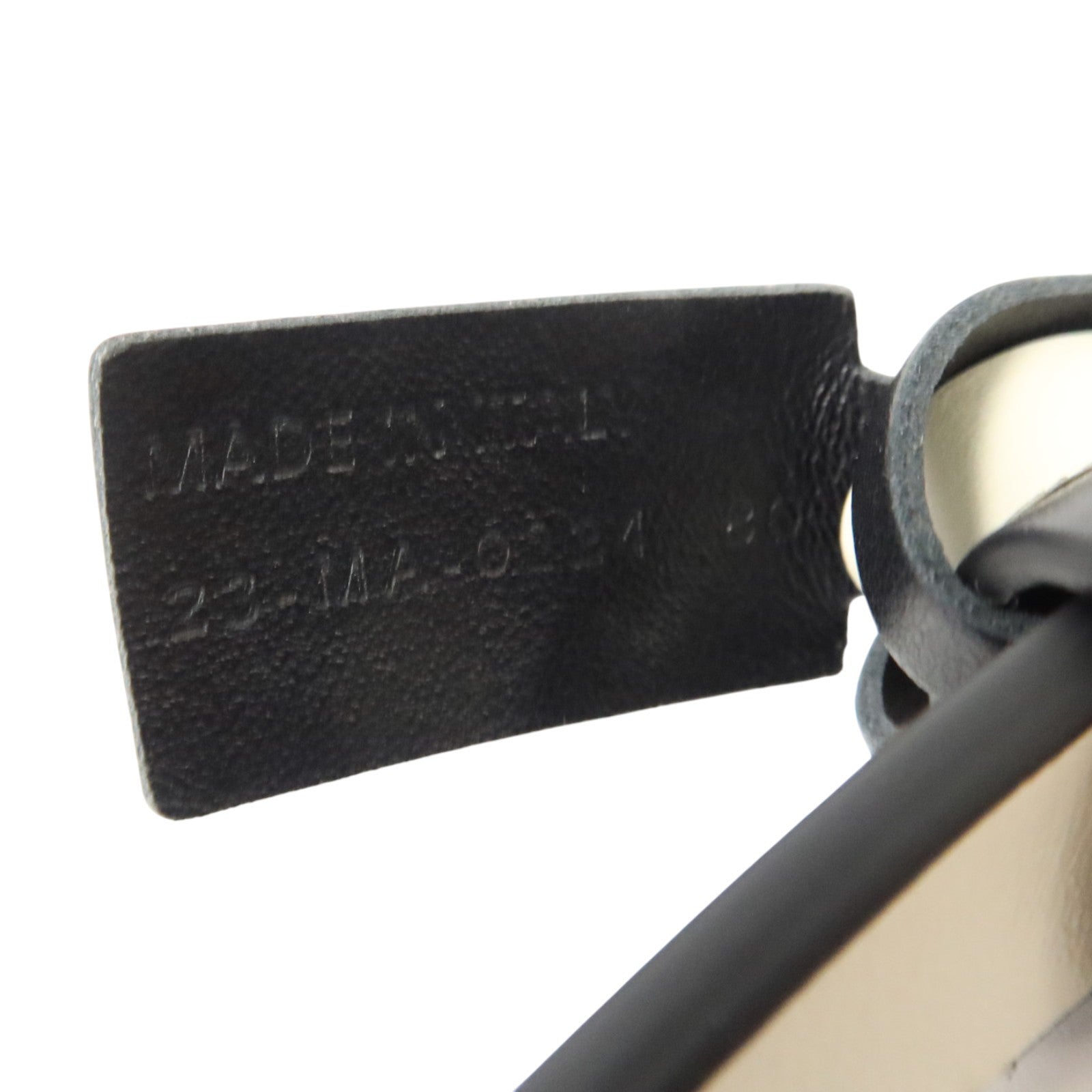 Dior 牛皮皮革30 Montaigne Reversible Belt 80cm銀扣皮帶