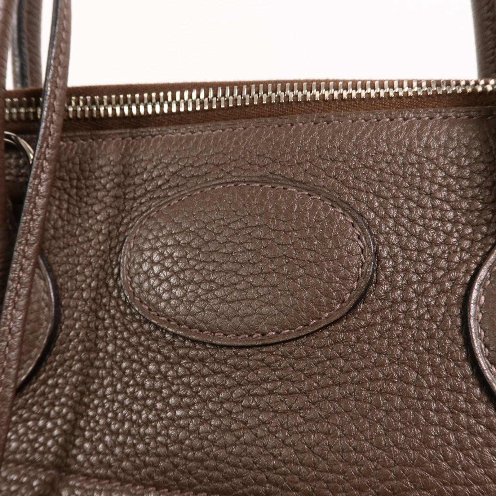 HERMES Togo皮革Bolide 31手挽肩背兩用袋Chocolat