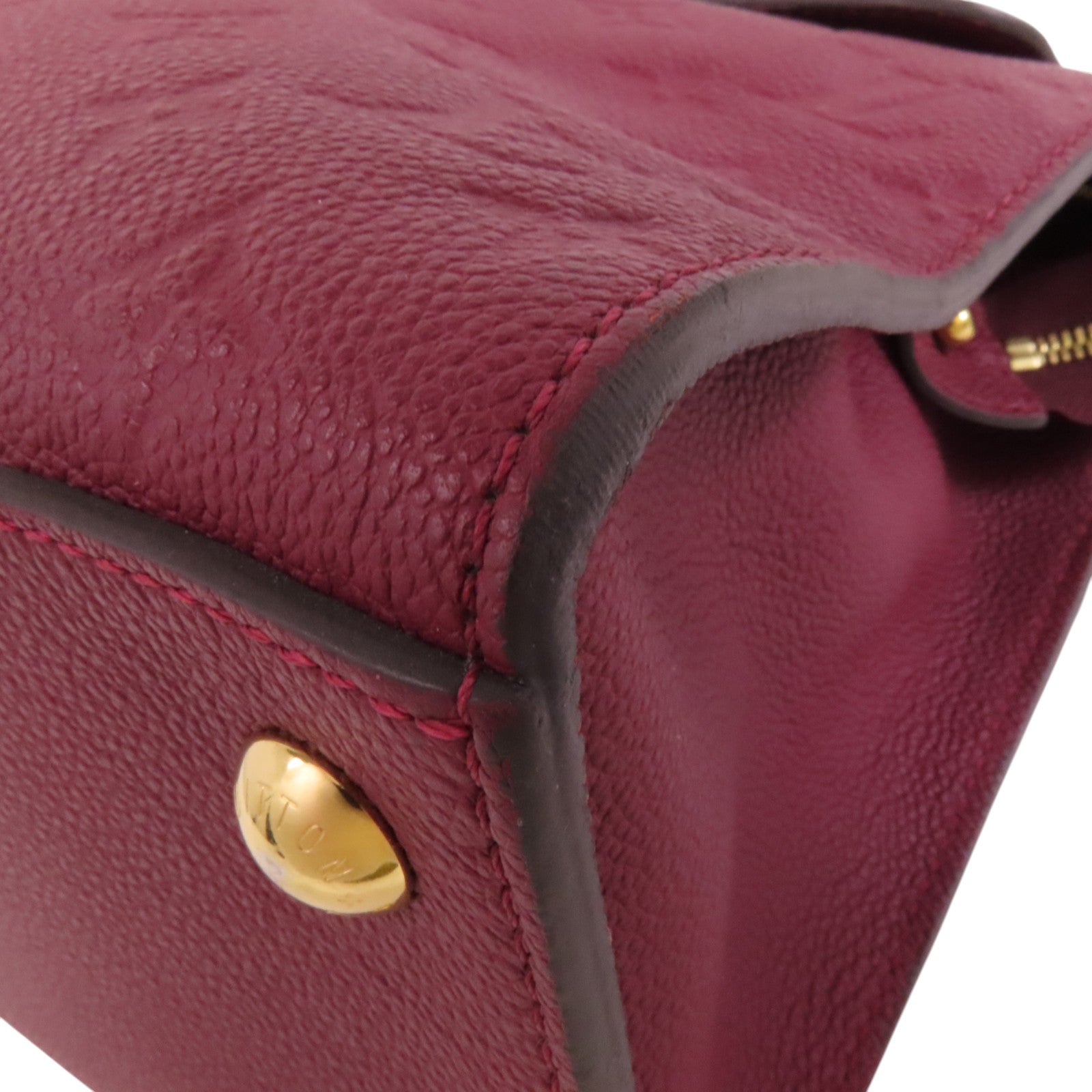 LOUIS VUITTON Monogram Empreinte Pont Neu金扣手挽袋