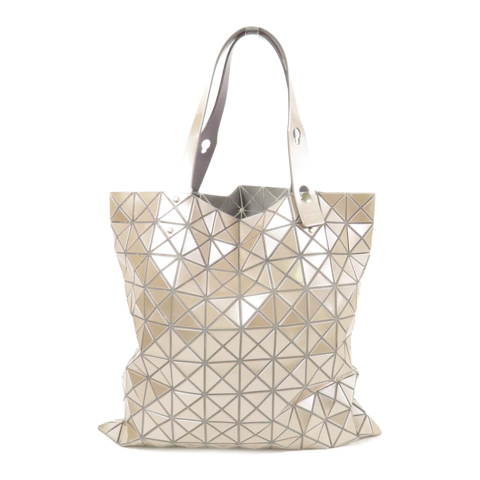 BAO BAO ISSEYMIYAKE Tote Bag PVC Gold