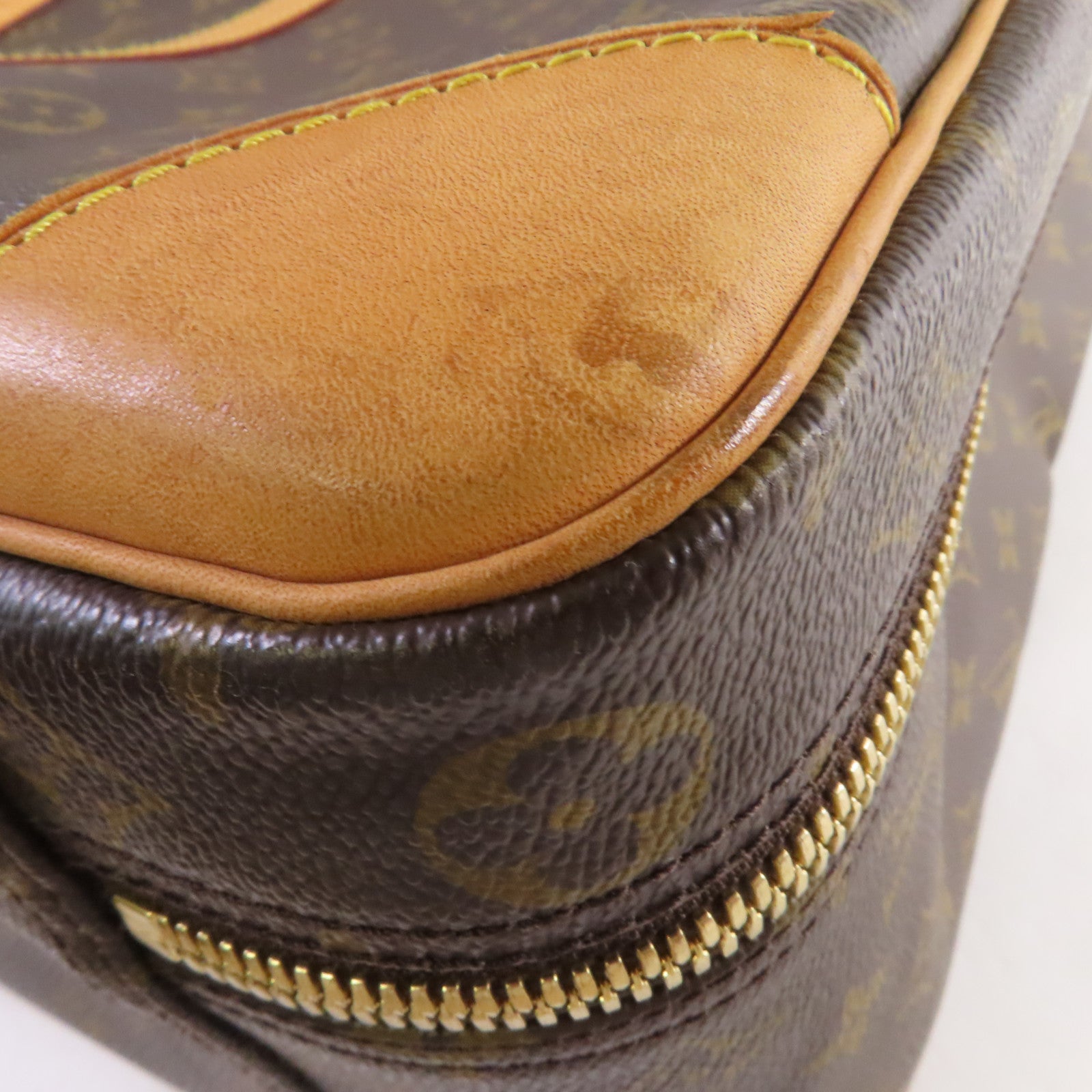 LOUIS VUITTON Monogram Sirius 55 Boston Bag金扣手提袋啡色