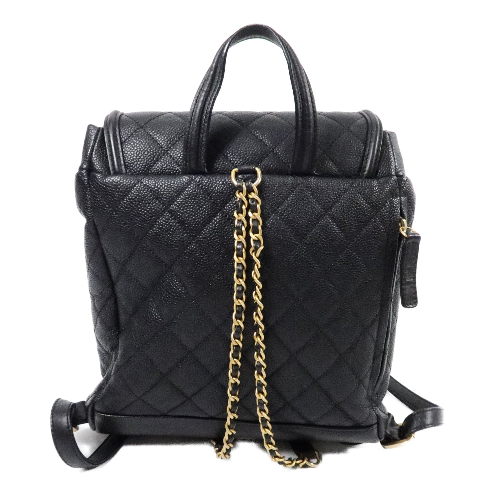 CHANEL 牛皮皮革Filigree Backpack背包