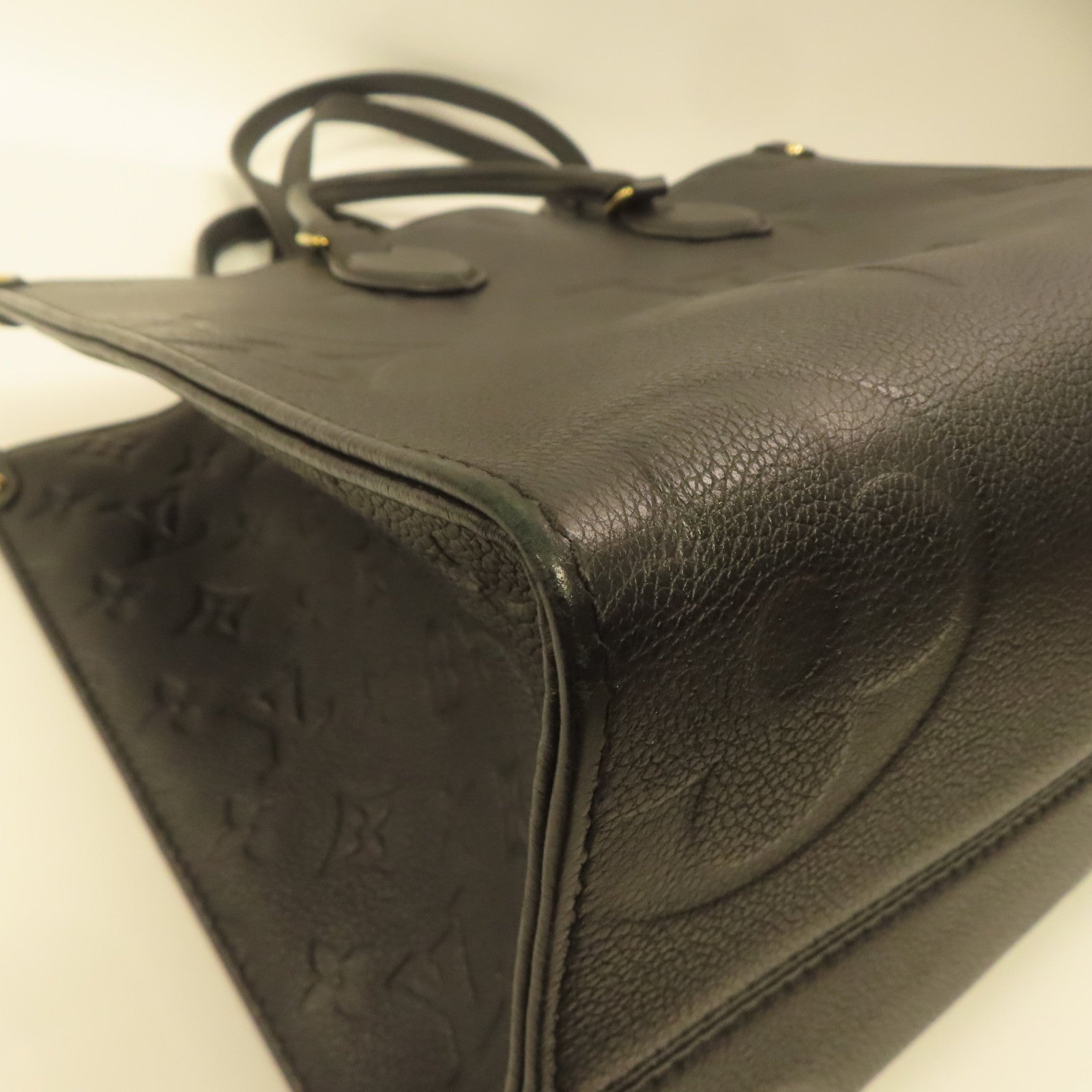 LOUIS VUITTON Monogram Empreinte On The Go金扣手挽肩背兩用袋