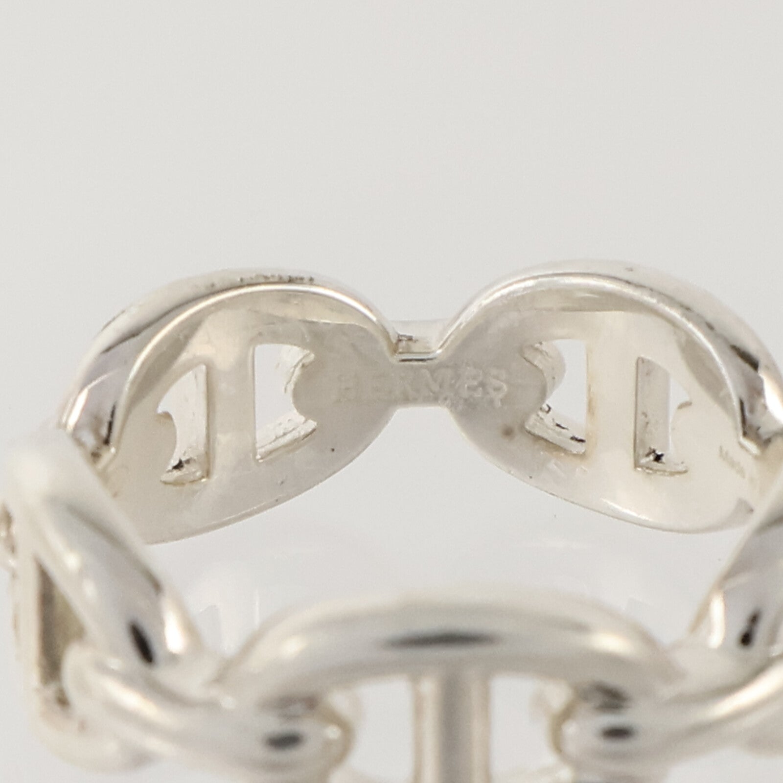 HERMES 925純銀Chaine D'Ancre Enchainee Ring戒指