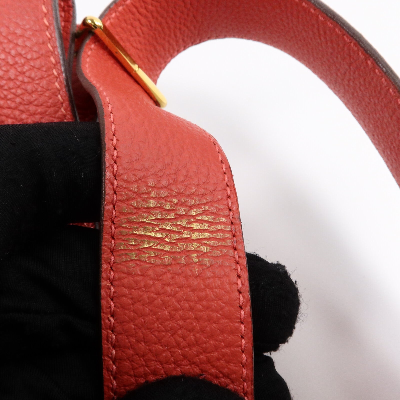 HERMES Togo皮革So Kelly 26肩背袋Rough Pivoine