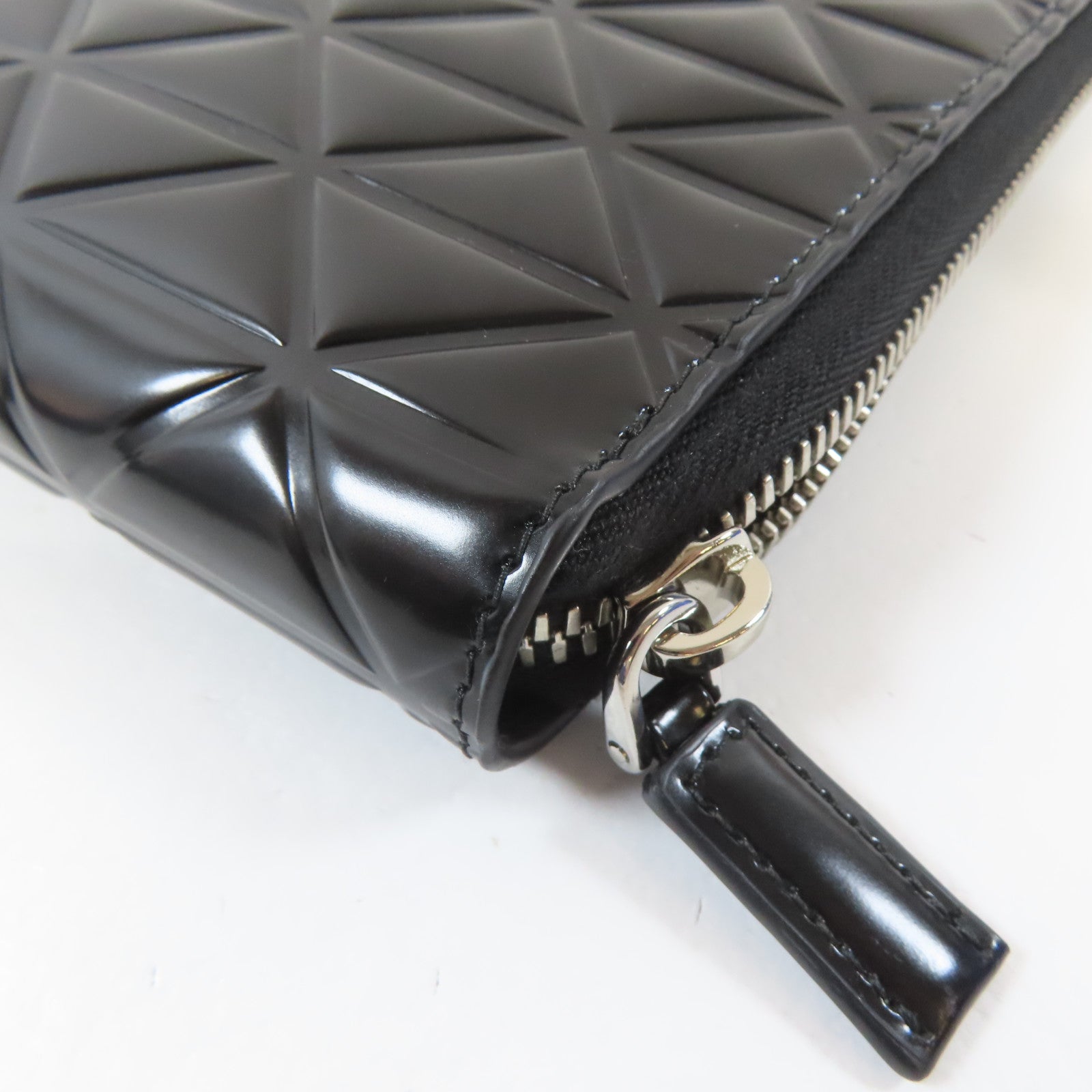 PRADA 【激減優惠】皮革Leather Phone Case Shoulder Bag銀扣肩背袋黑色