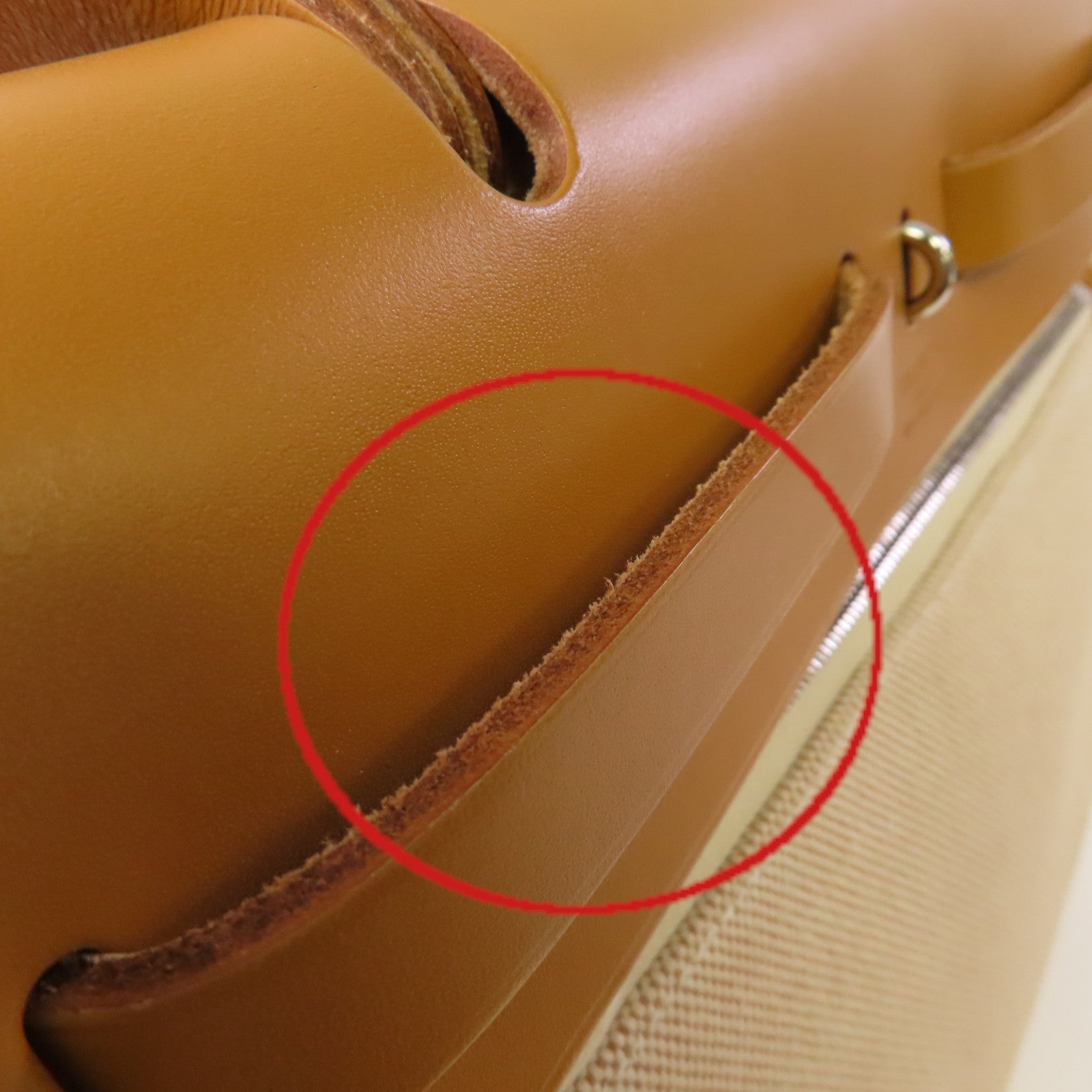 HERMES Toile H帆布Herbag PM Zip Retourne 31 Limited Edition 2Way Shoulder Bag銀扣手挽肩背兩用袋杏色/啡色