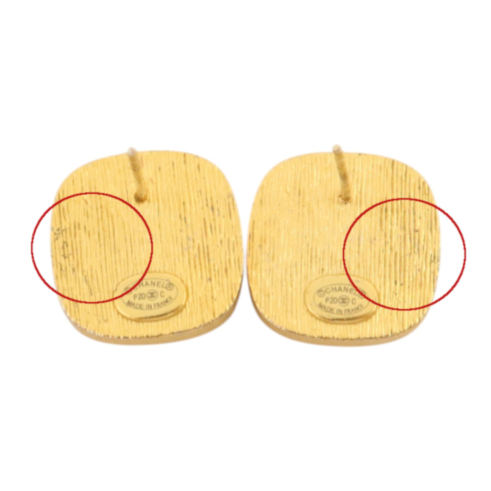 CHANEL 金屬/PVC Earrings耳環