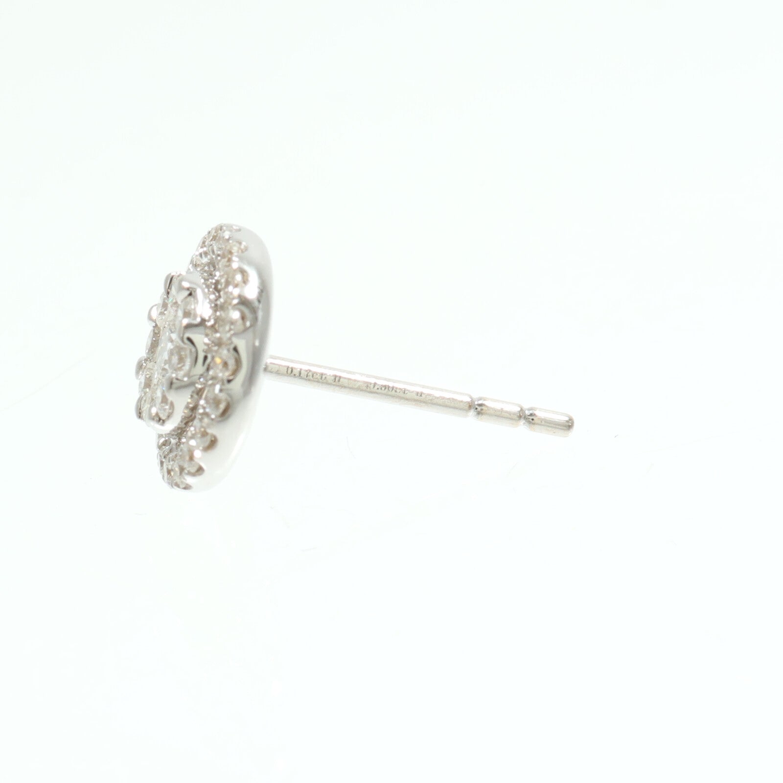 JEWELRY 18K白金Diamond Earrings鑽石耳環