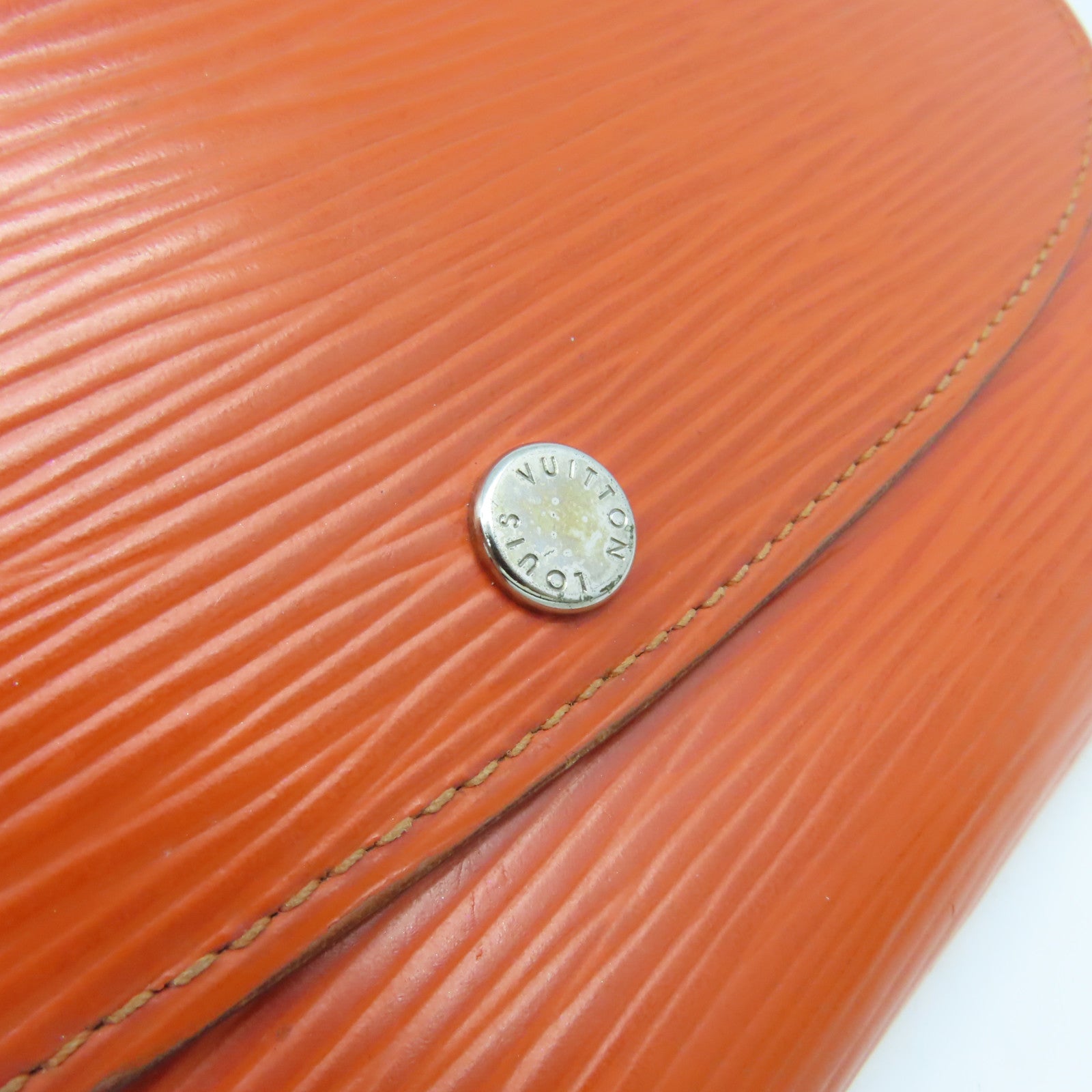 LOUIS VUITTON 【激減優惠】Epi Long Wallet銀扣長錢包橙色