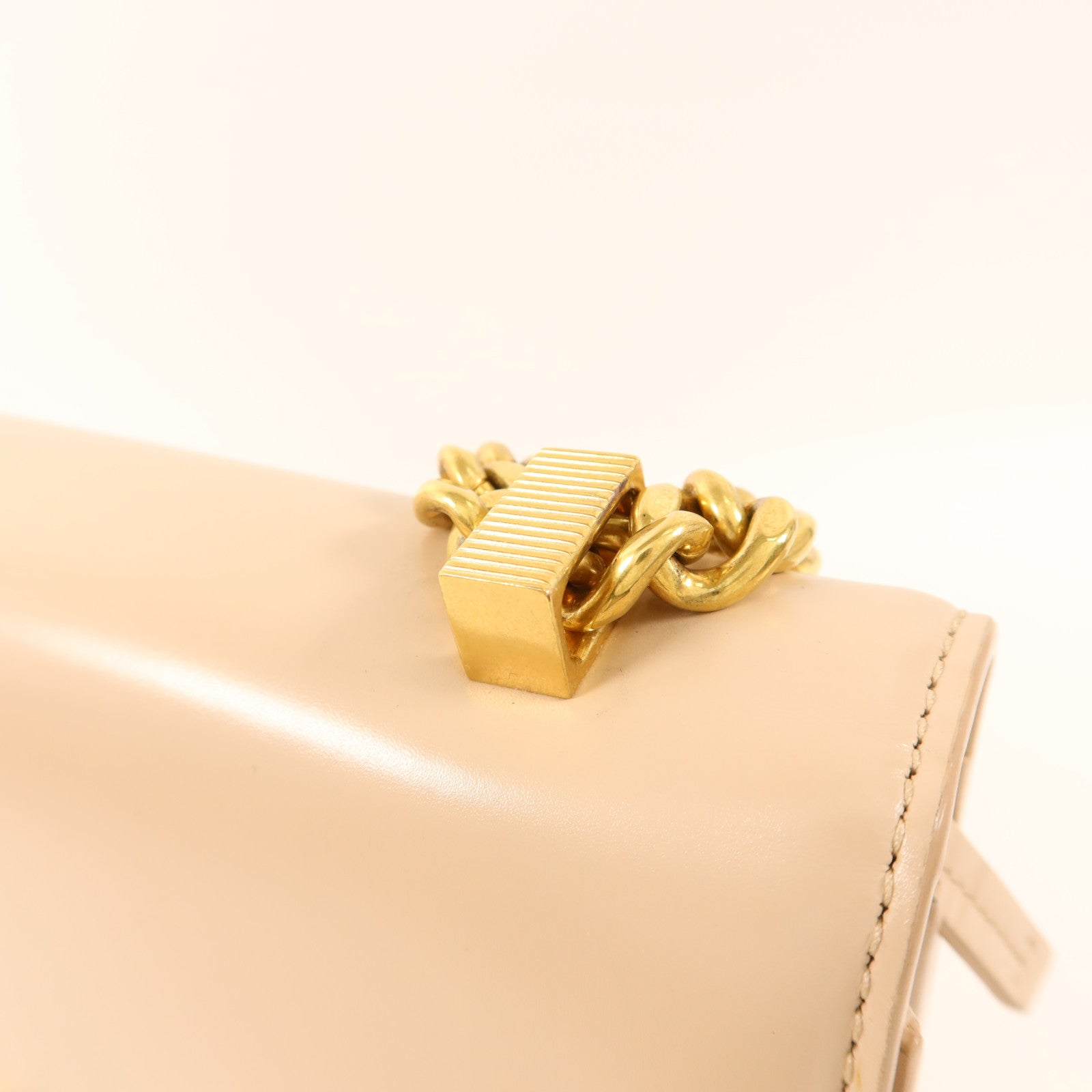 BOTTEGA VENETA 牛皮皮革Chain Shoulder Bag金扣鏈帶肩背袋