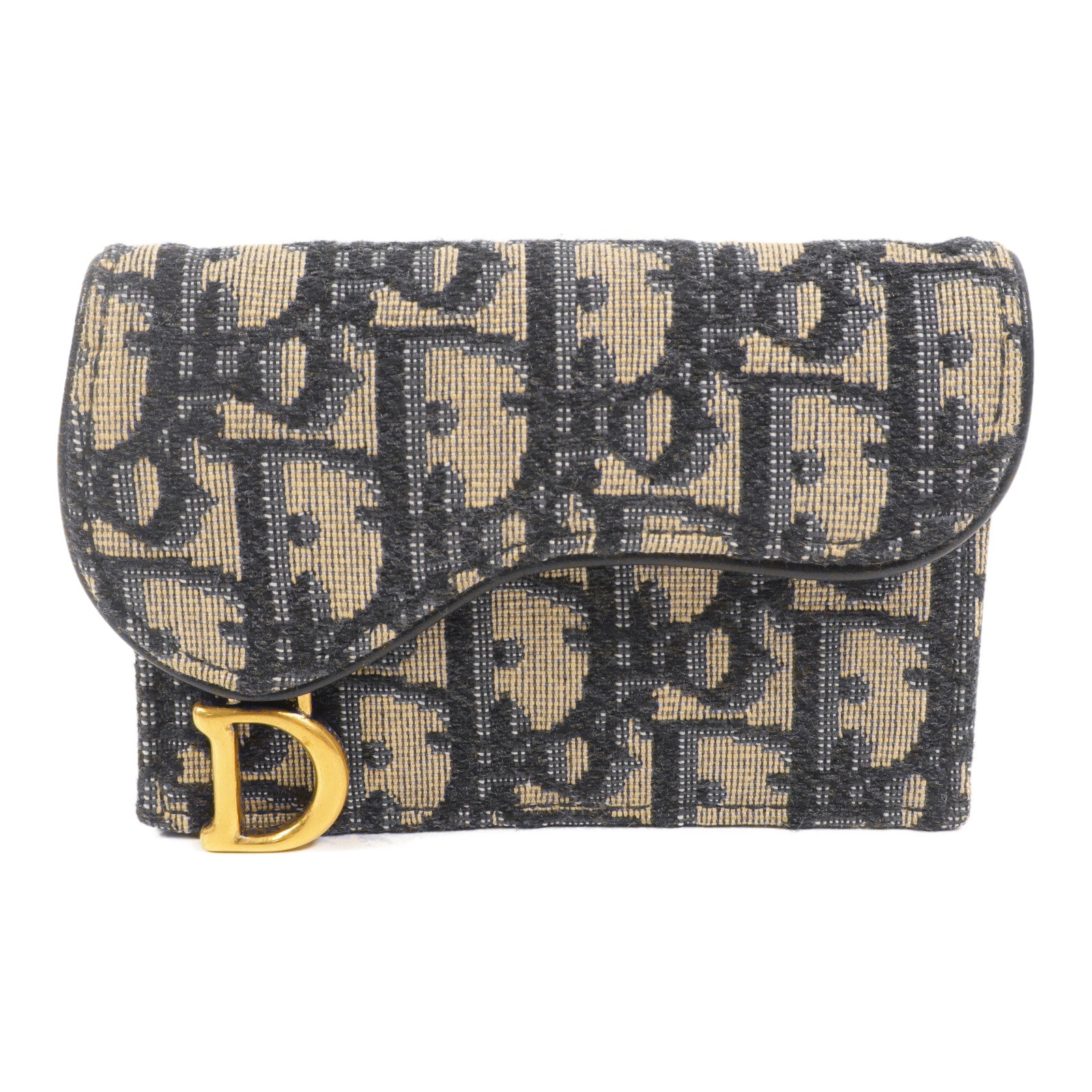 Dior Oblique帆布Saddle Card Case卡片套