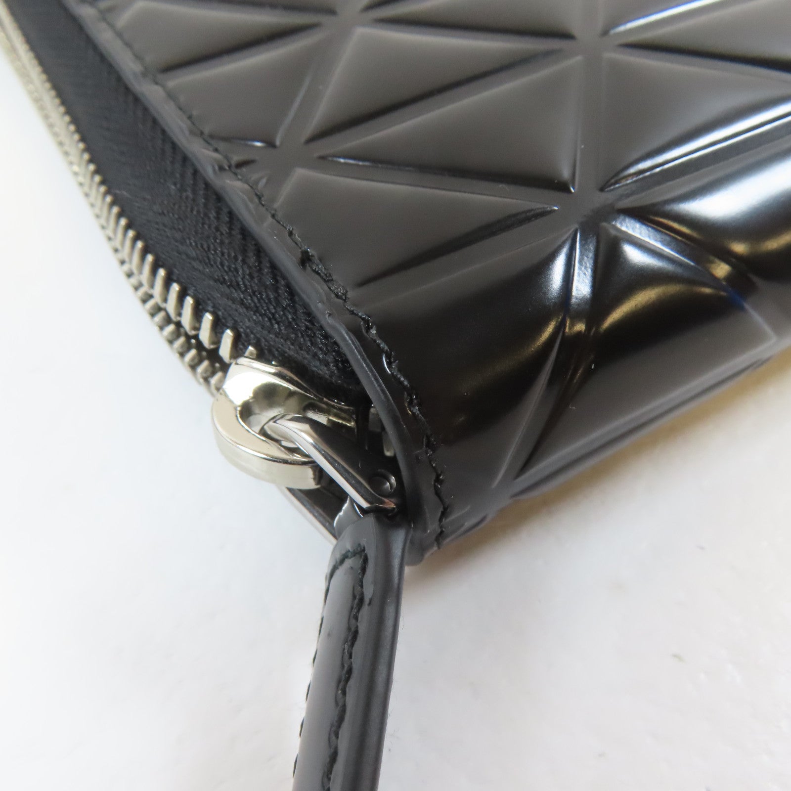 PRADA 【激減優惠】皮革Leather Phone Case Shoulder Bag銀扣肩背袋黑色