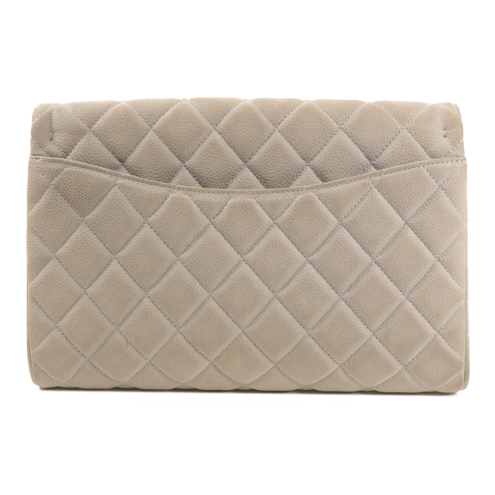 CHANEL 【激減優惠】牛皮皮革Chain Shoulder銀扣肩背袋淺藍色