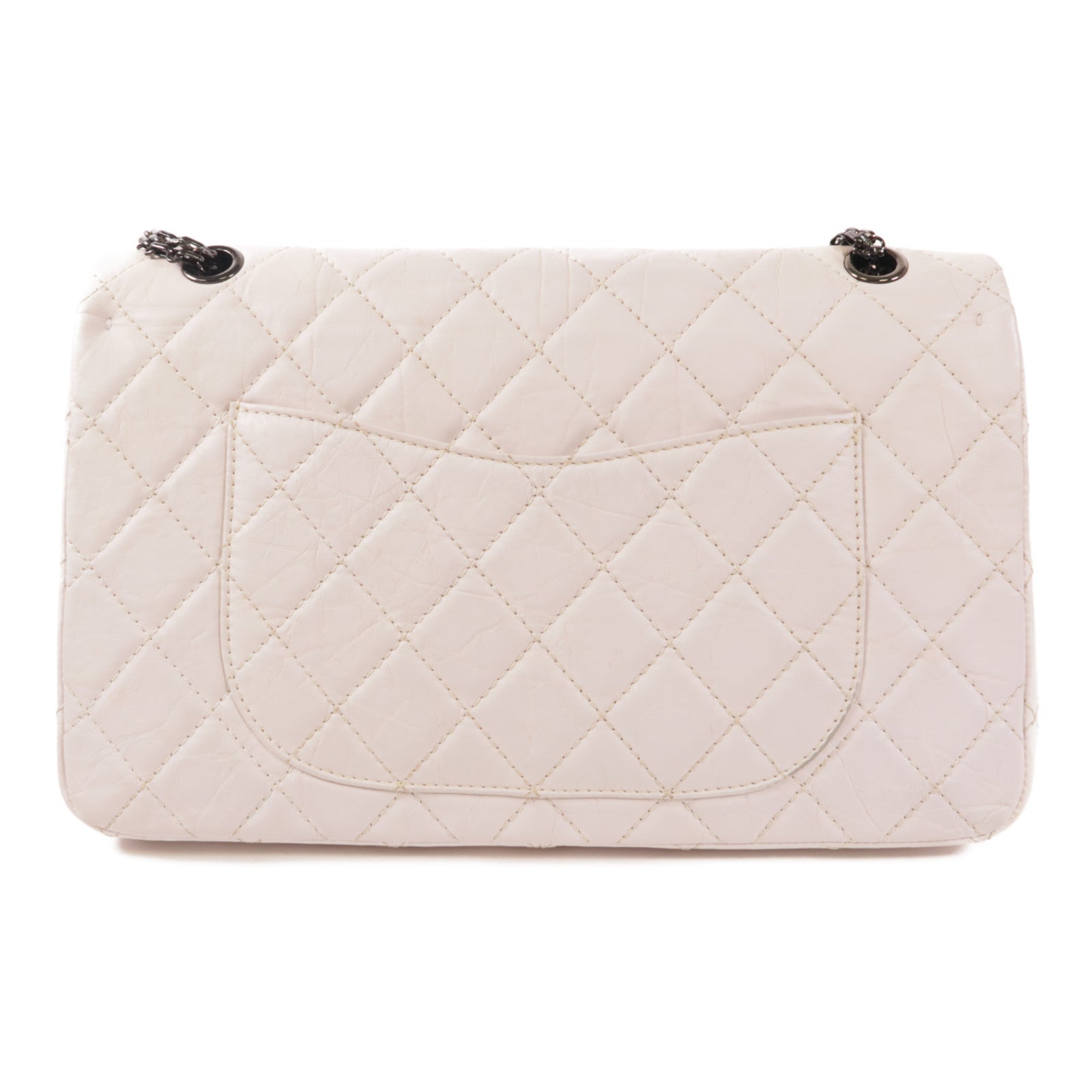 CHANEL 【激減優惠】牛皮皮革2.55 Jumbo鏈帶肩背袋