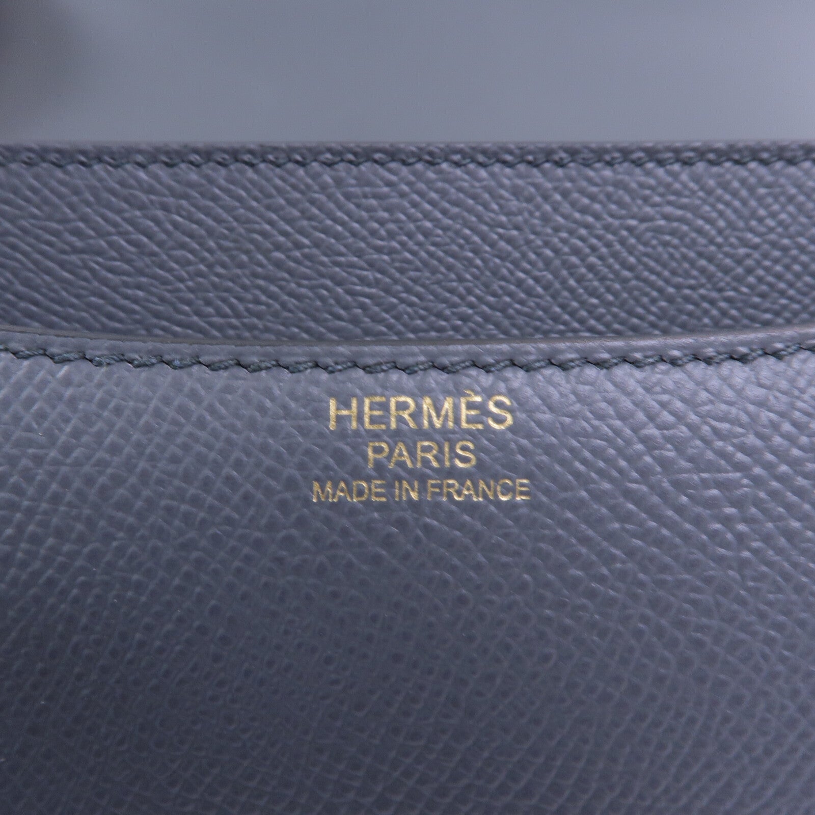HERMES Epsom皮革Constance 24肩背袋Vert Amande