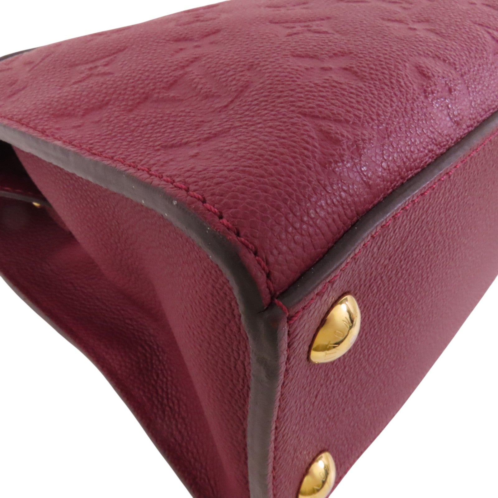 LOUIS VUITTON Monogram Empreinte Pont Neu金扣手挽袋