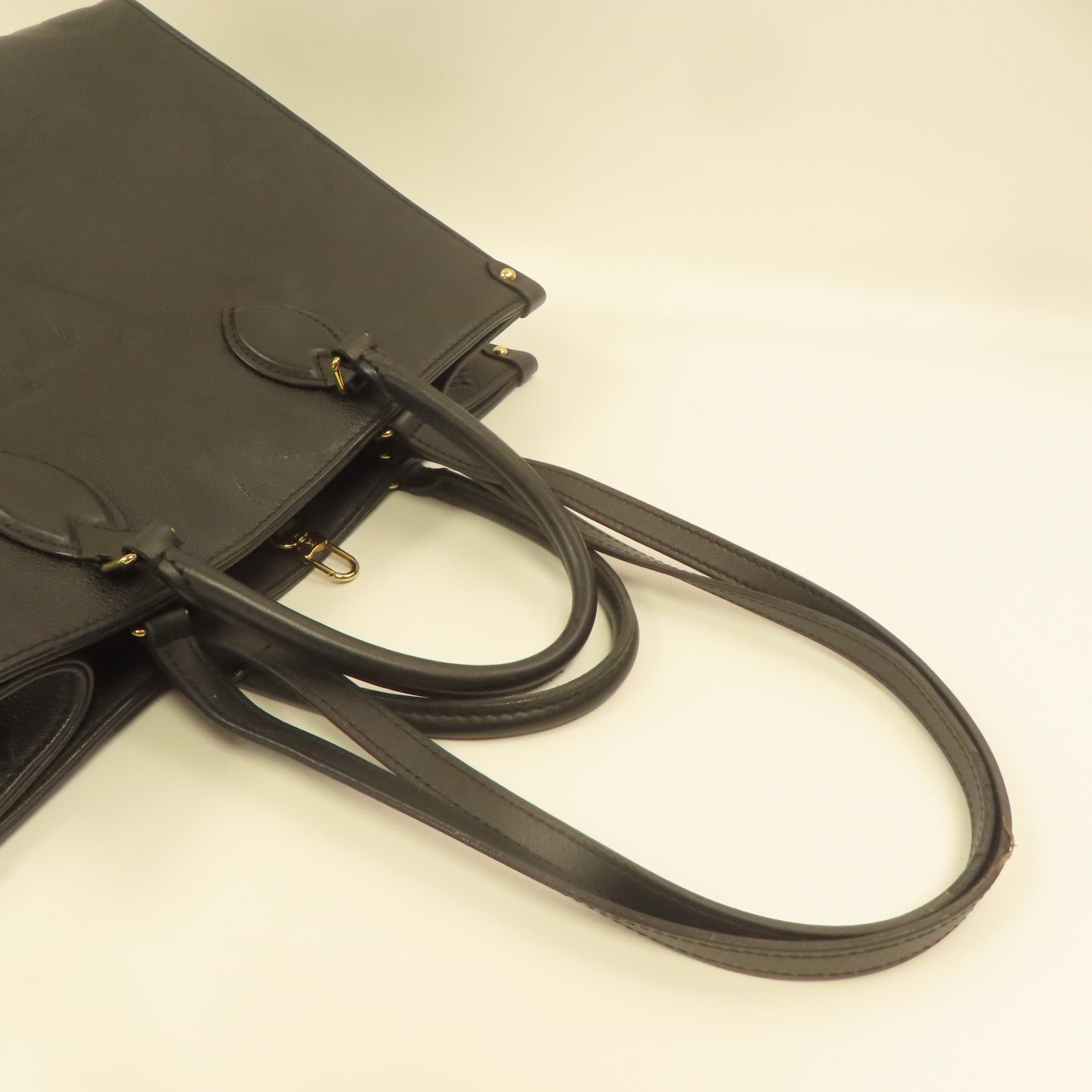 LOUIS VUITTON Monogram Empreinte On The Go金扣手挽肩背兩用袋