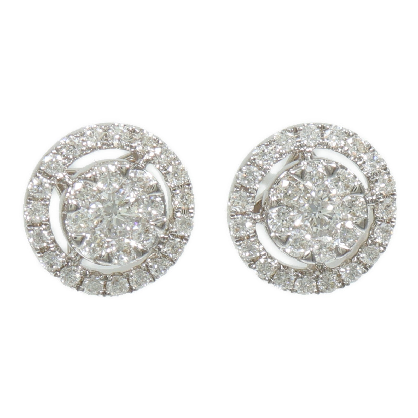 JEWELRY 18K白金Diamond Earrings鑽石耳環