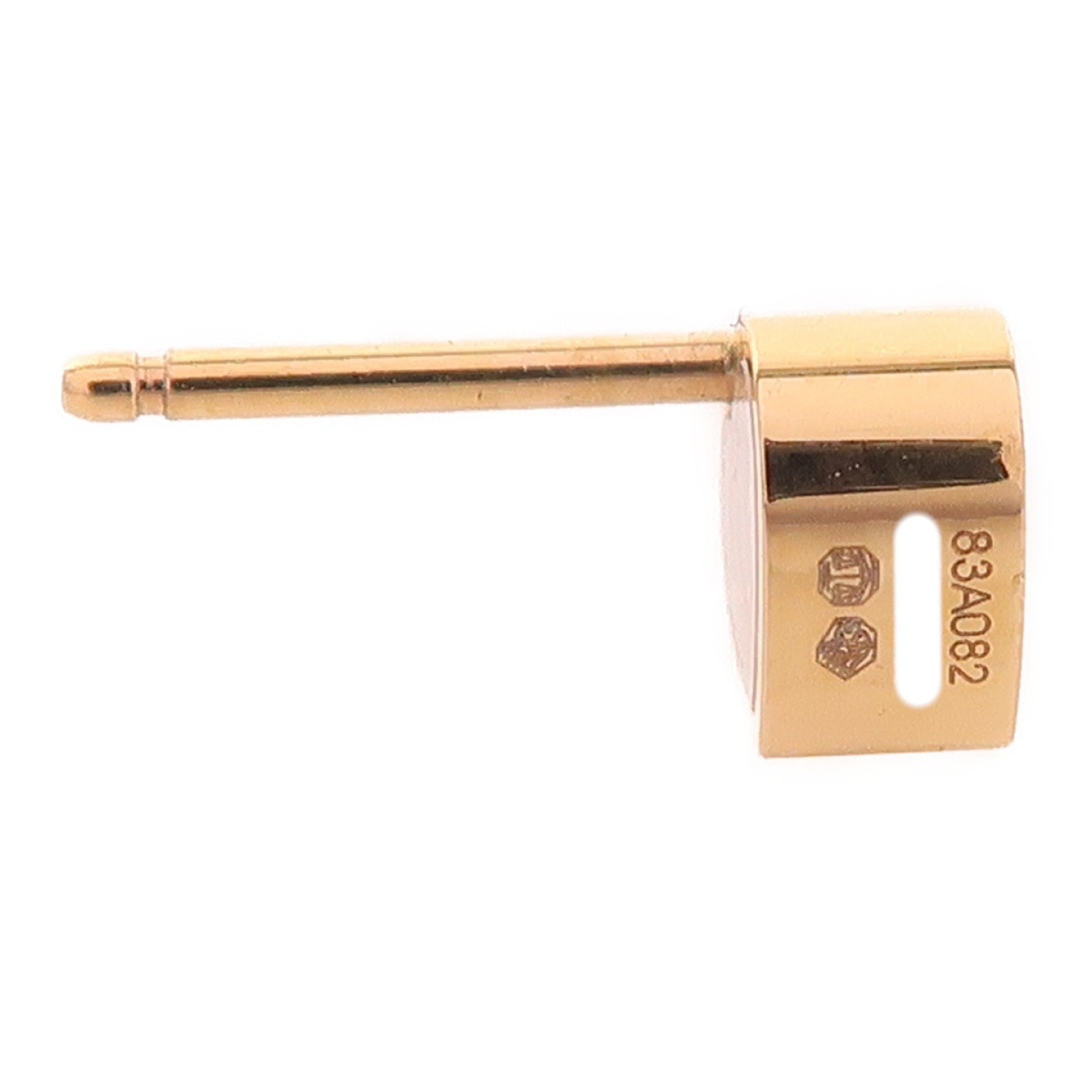 CHOPARD Happy Hearts Diamond Earrings 18K Rose Gold Malachite