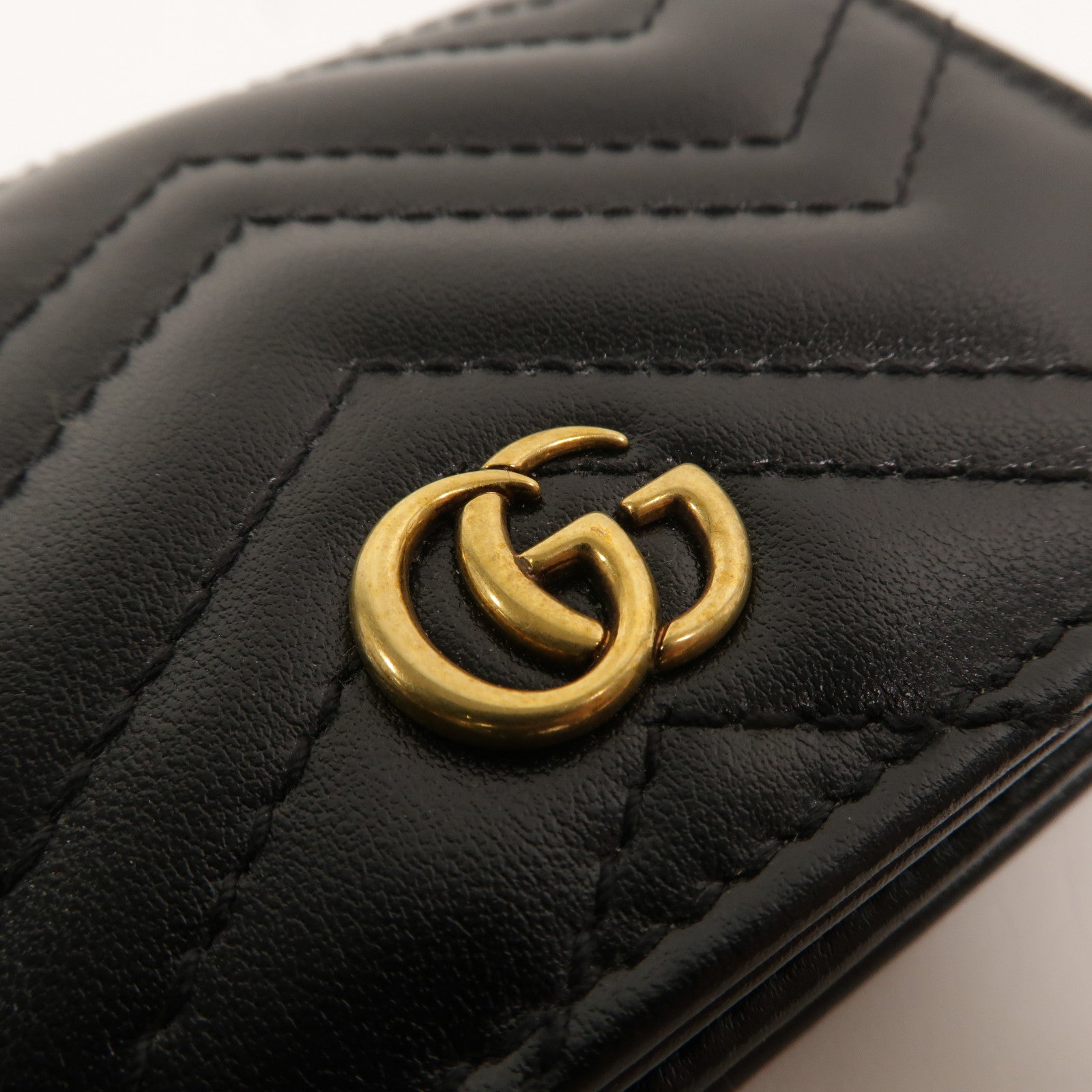 GUCCI 牛皮皮革GG Marmont Wallet錢包