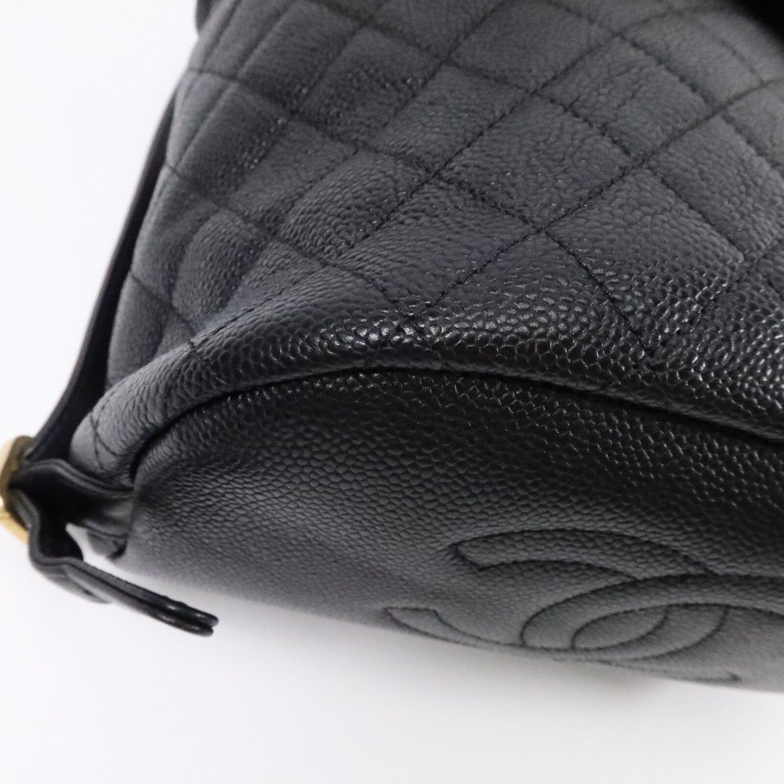 CHANEL 牛皮皮革Filigree Backpack背包