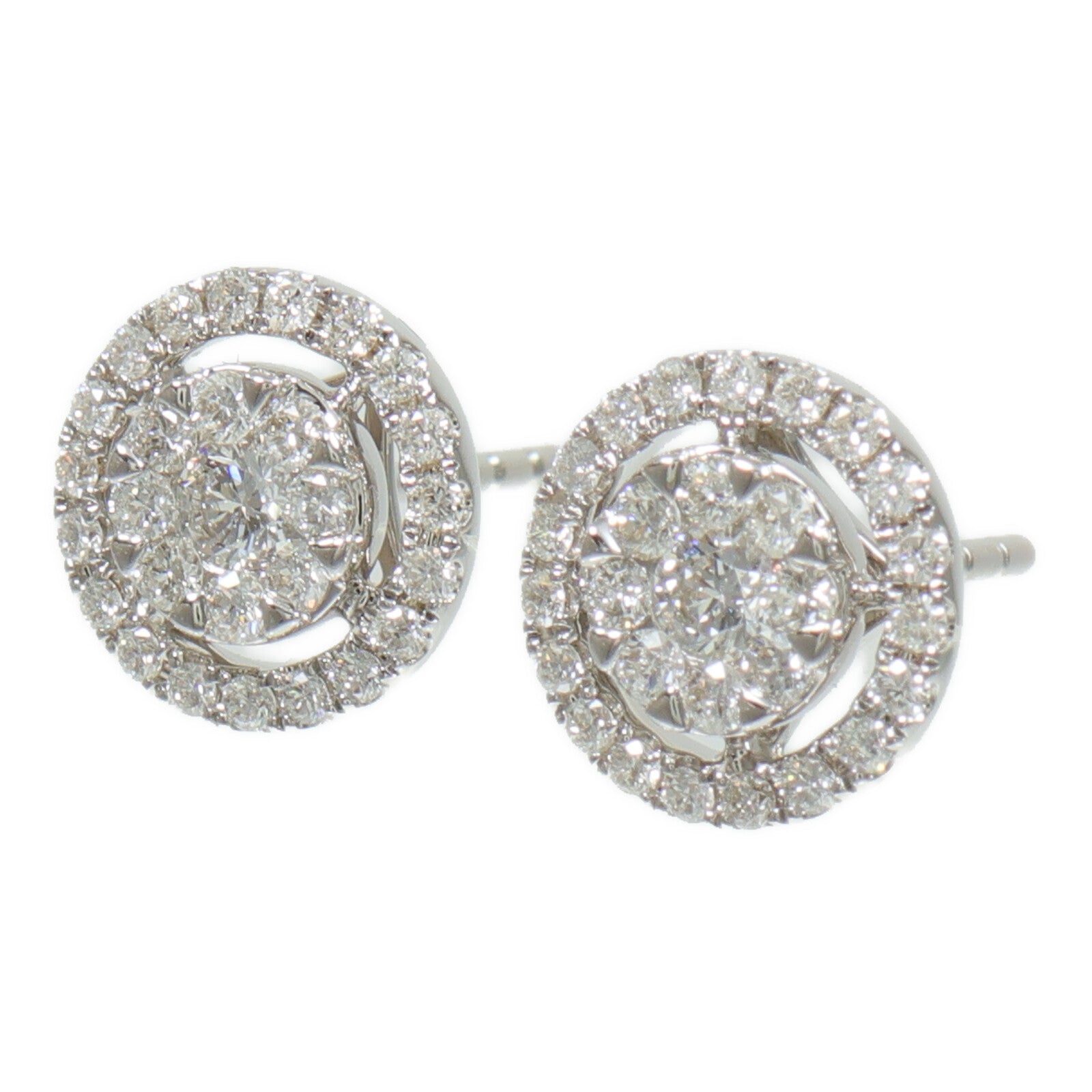 JEWELRY 18K白金Diamond Earrings鑽石耳環