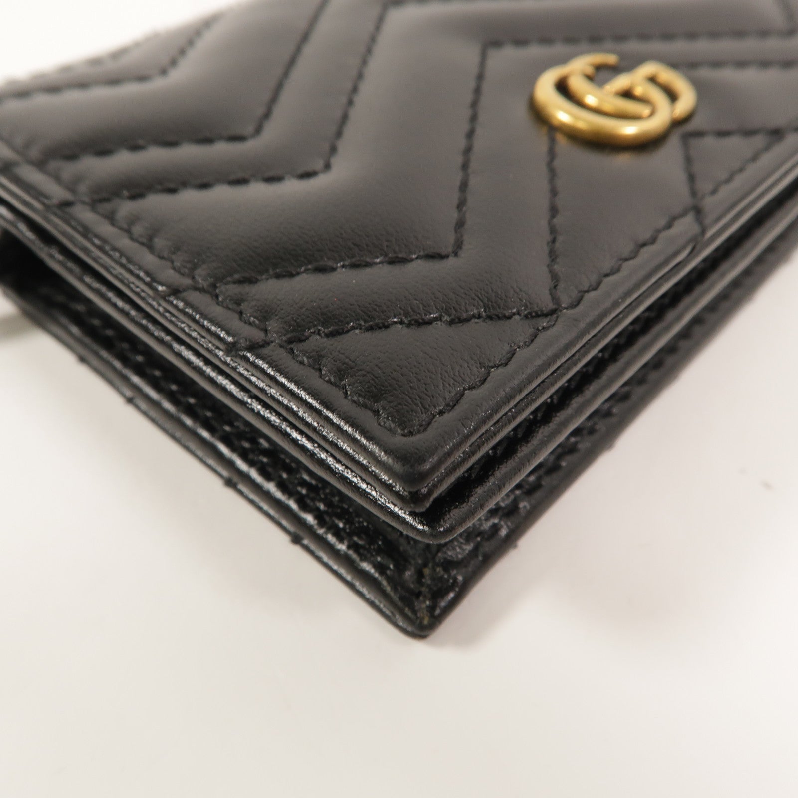 GUCCI 牛皮皮革GG Marmont Wallet錢包