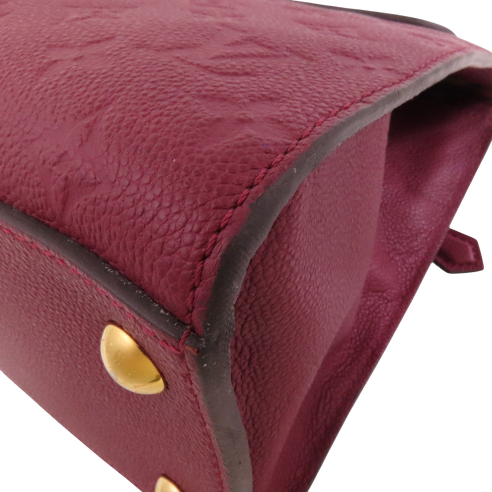 LOUIS VUITTON Monogram Empreinte Pont Neu金扣手挽袋