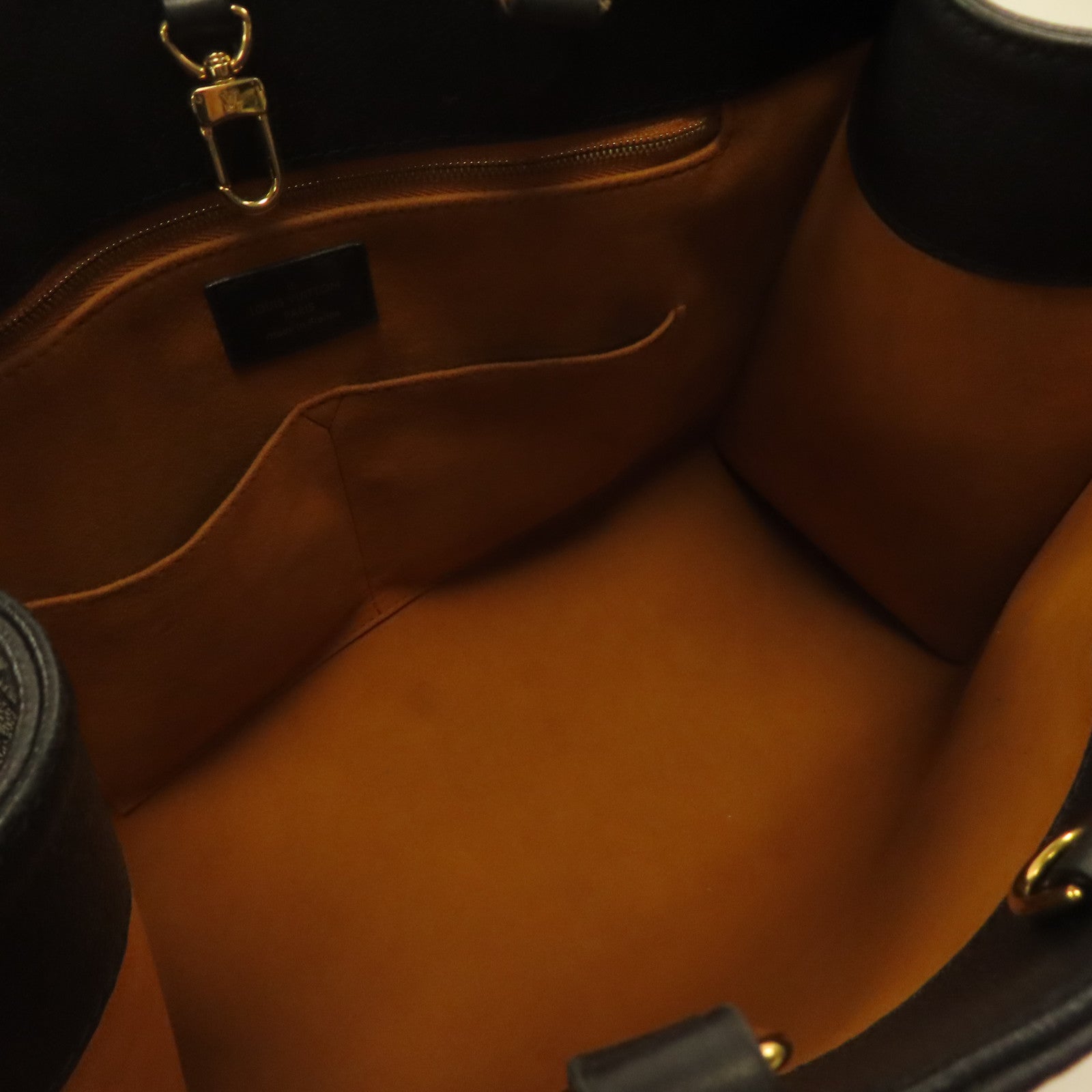 LOUIS VUITTON Monogram Empreinte On The Go金扣手挽肩背兩用袋