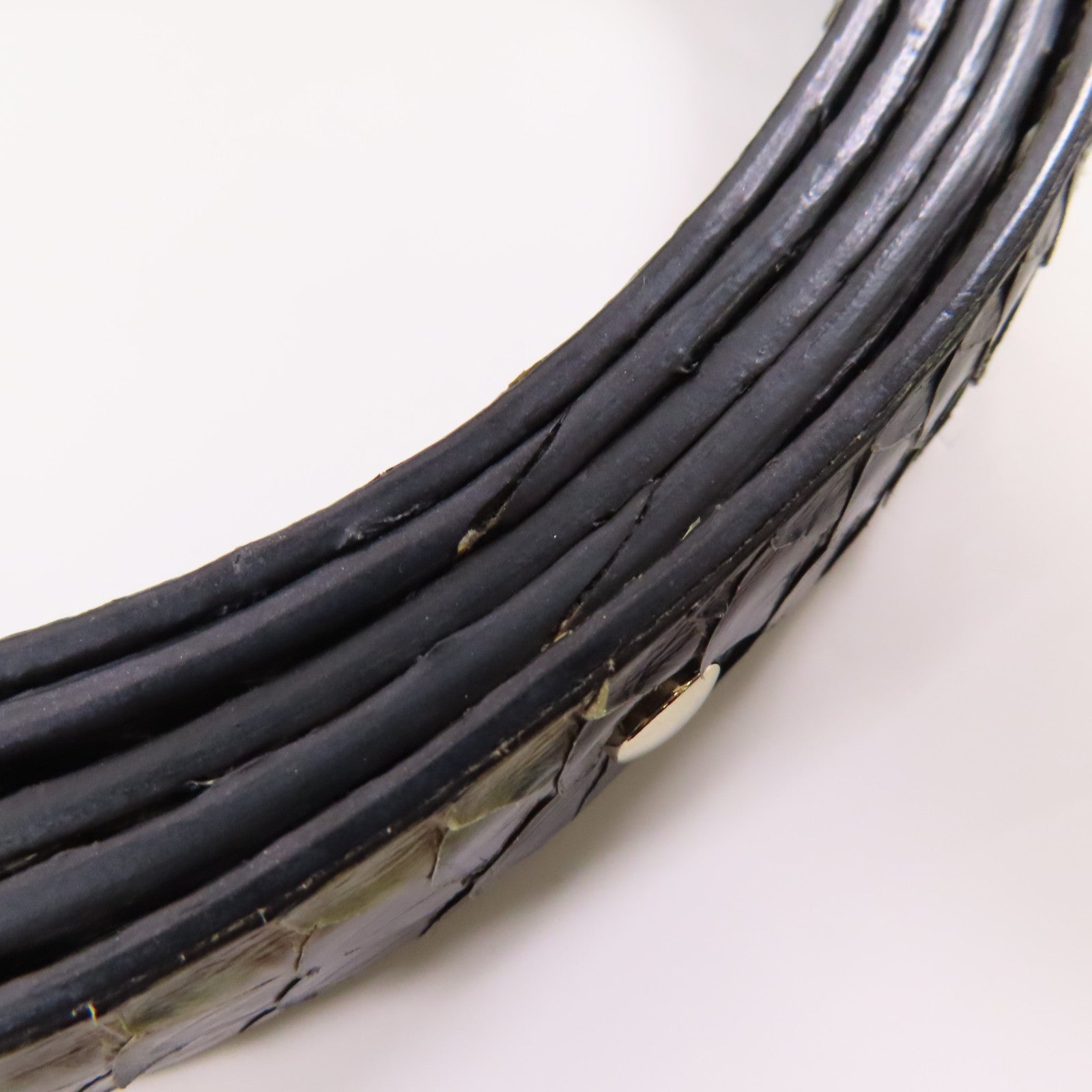 Valentino 【激減優惠】蛇皮皮革Hand Bag金扣手挽袋